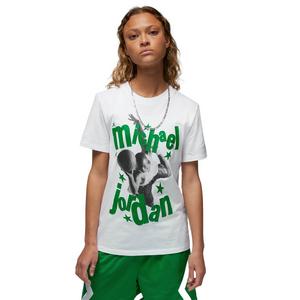 Jordan Women's (Her)itage Crew Tee-White/Green