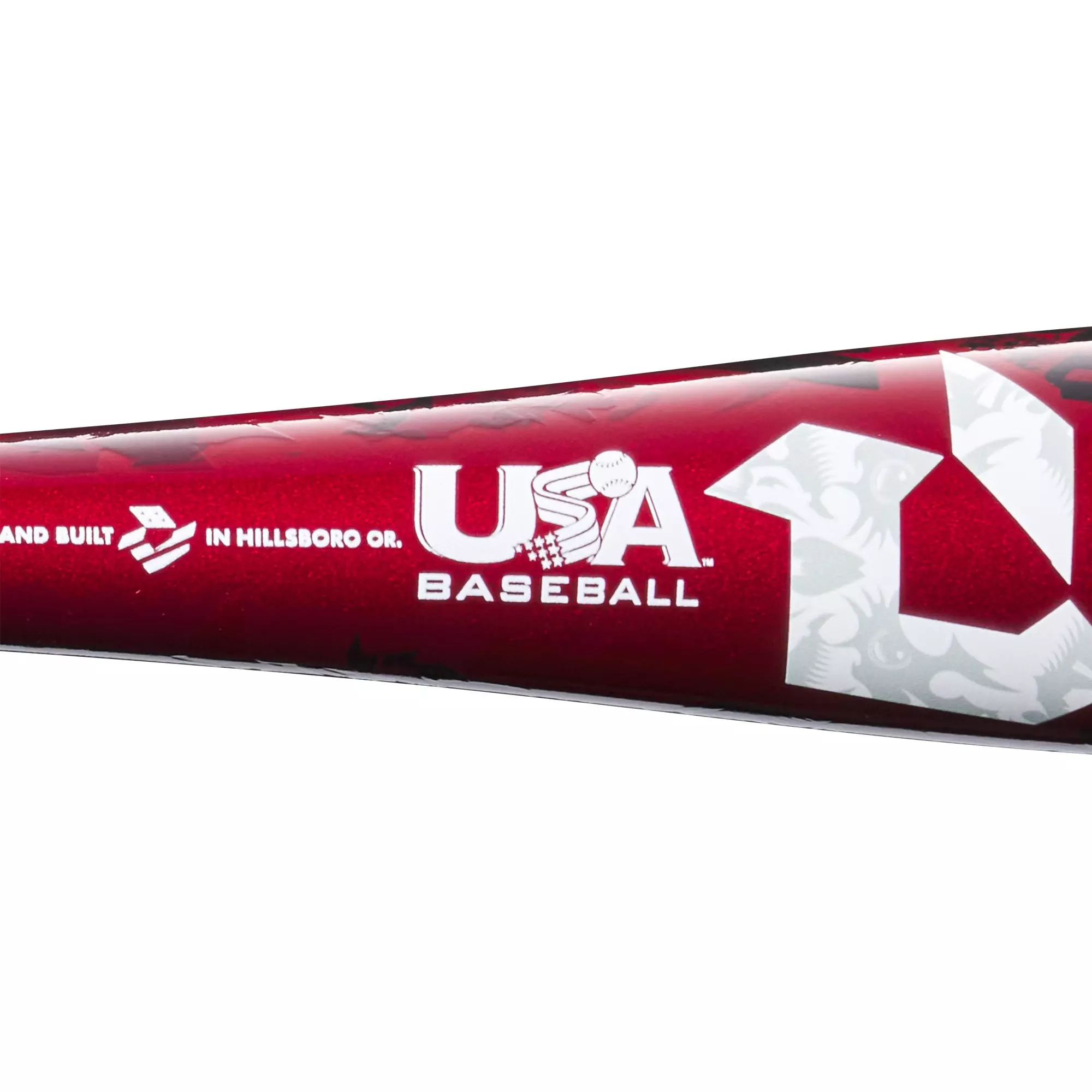 DeMarini VooDoo One USA Baseball Bat (-11) 2023 - RED/BLACK