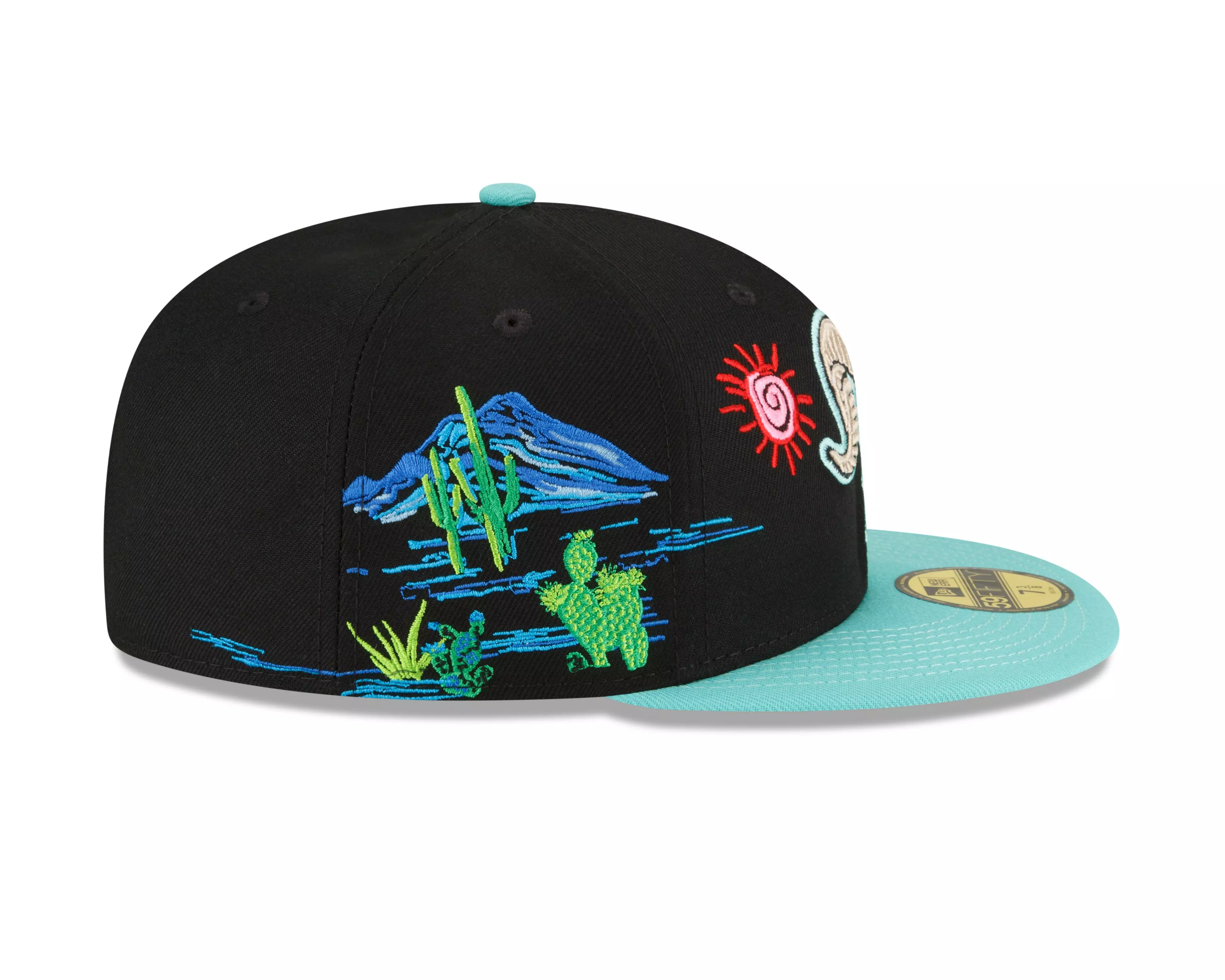 New Era Goat 59FIFTY Neon Desert Fitted Hat - BLACK