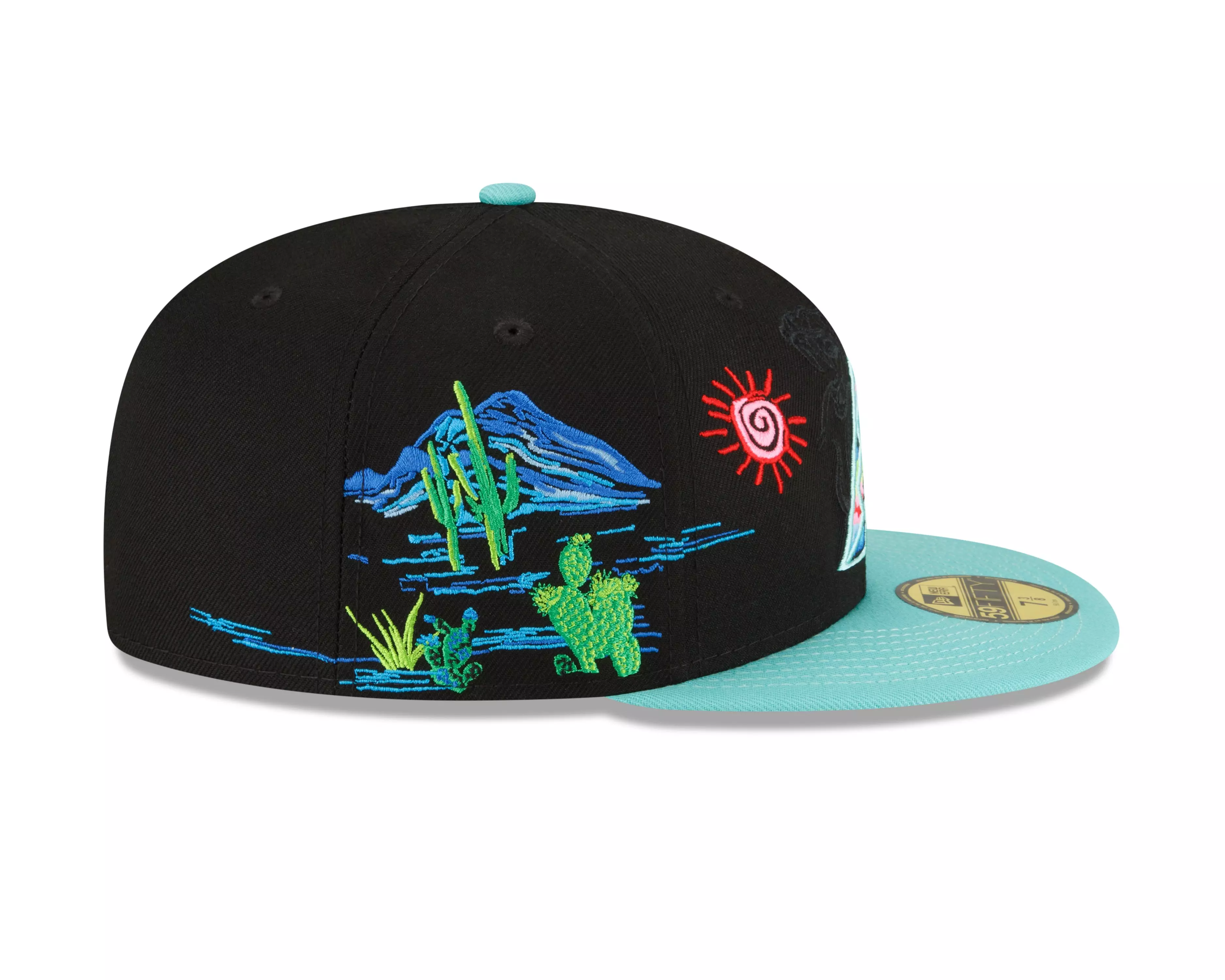 New Era Arizona Diamondbacks 59FIFTY Neon Desert Fitted Hat - BLACK