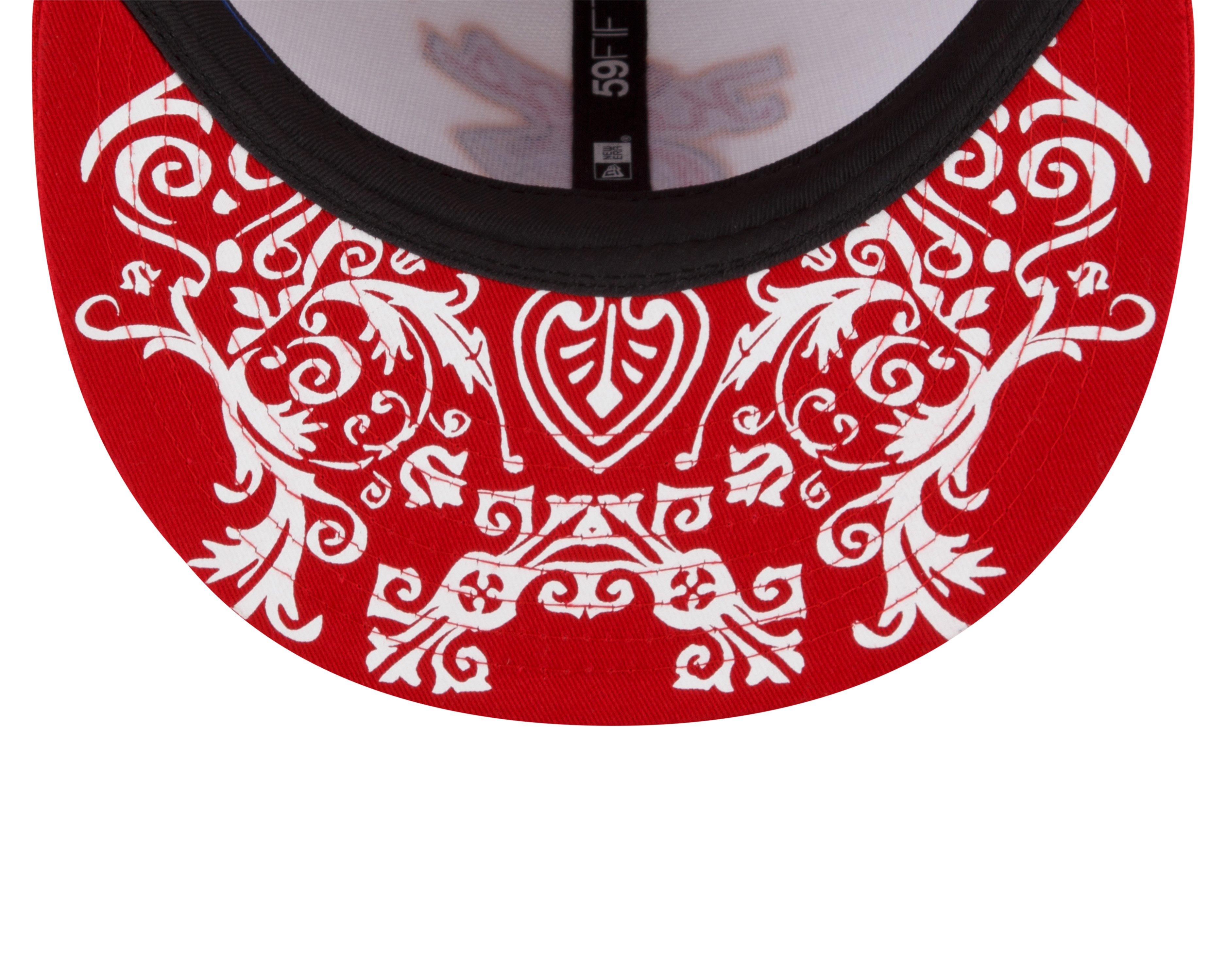 New Era 59FIFTY Queen of Hearts Fitted Hat - RED Thumbnail View 5