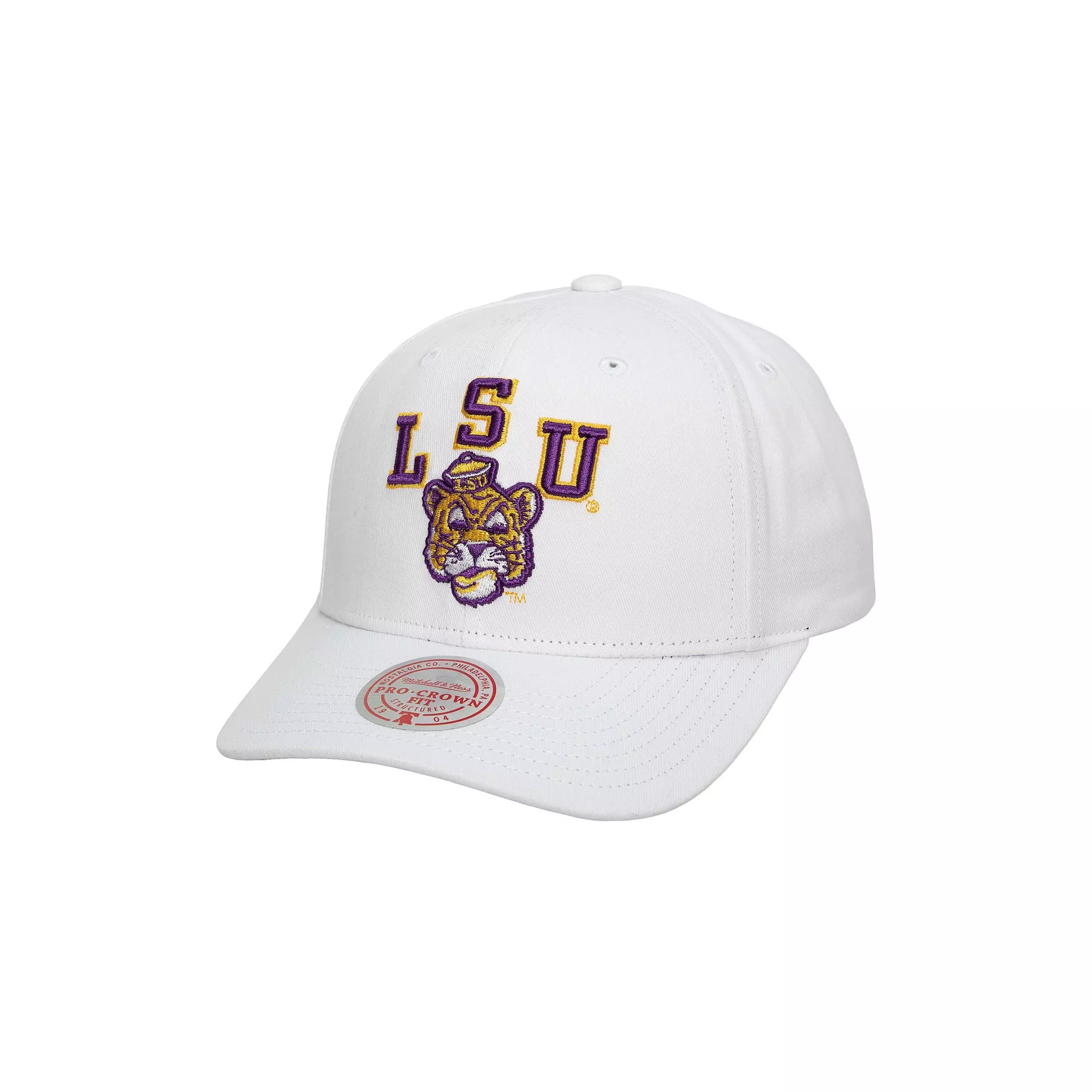 Mitchell & Ness LSU Tigers All In Snapback-White - WHITE