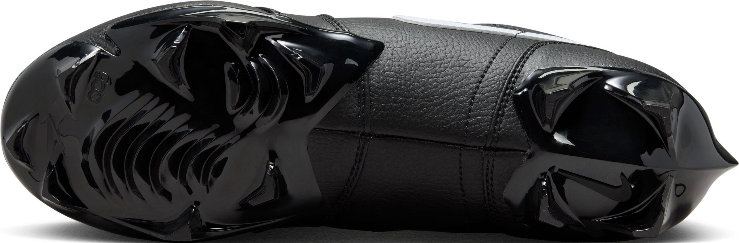 Jordan 1 Low TD "Black/White" Men's Football Cleat - BLACK/WHITE Thumbnail View 10