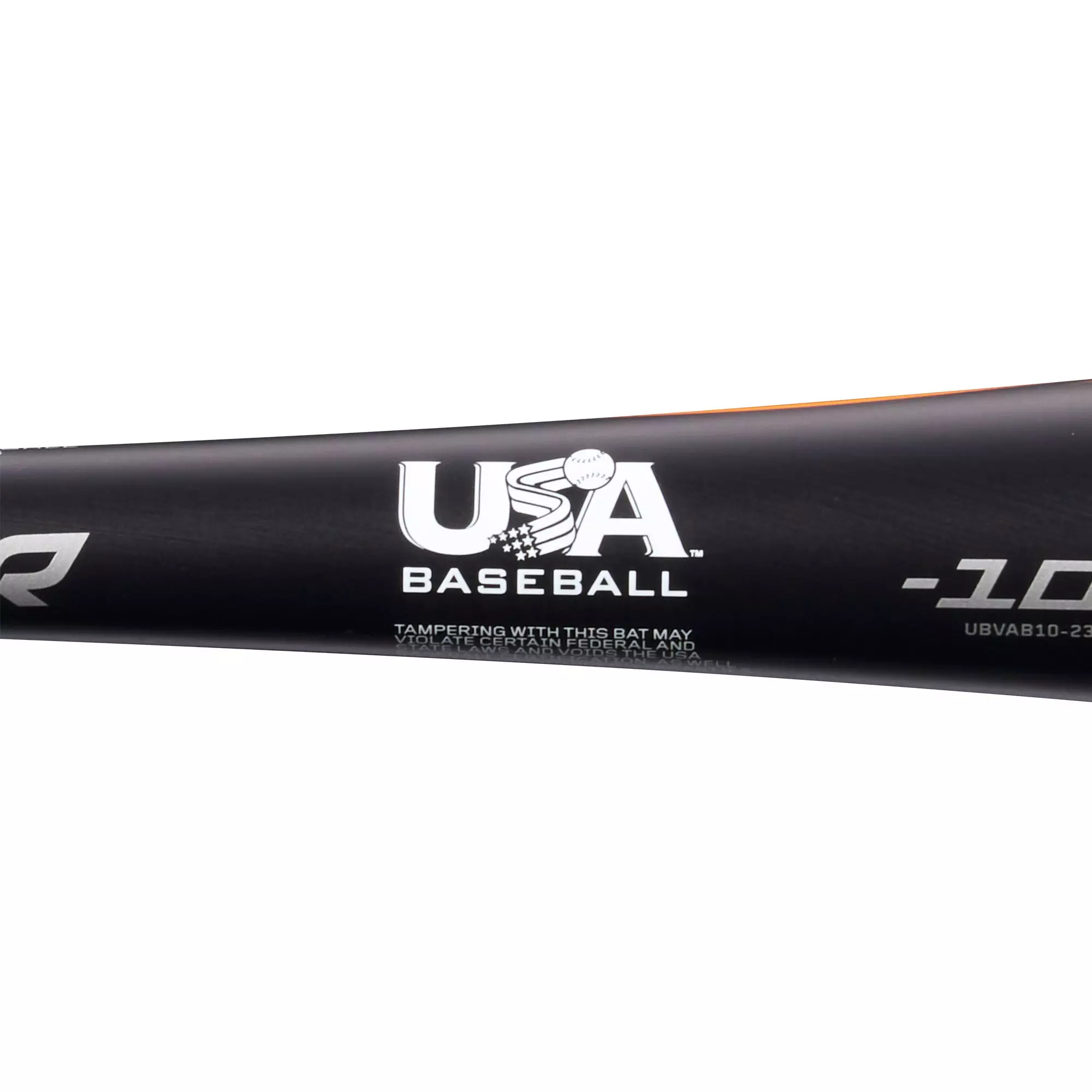 Louisville Slugger Vapor USA Baseball Bat (-10) 2023 - BLACK/ORANGE