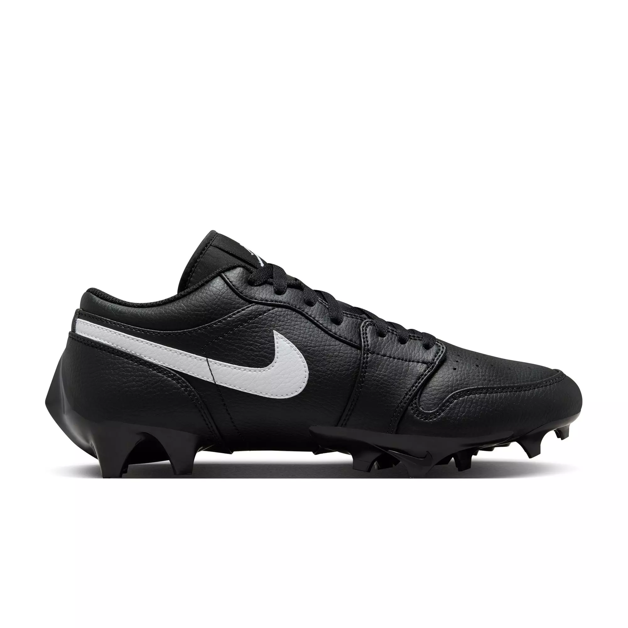 Jordan 1 Low TD "Black/White" Men's Football Cleat - BLACK/WHITE