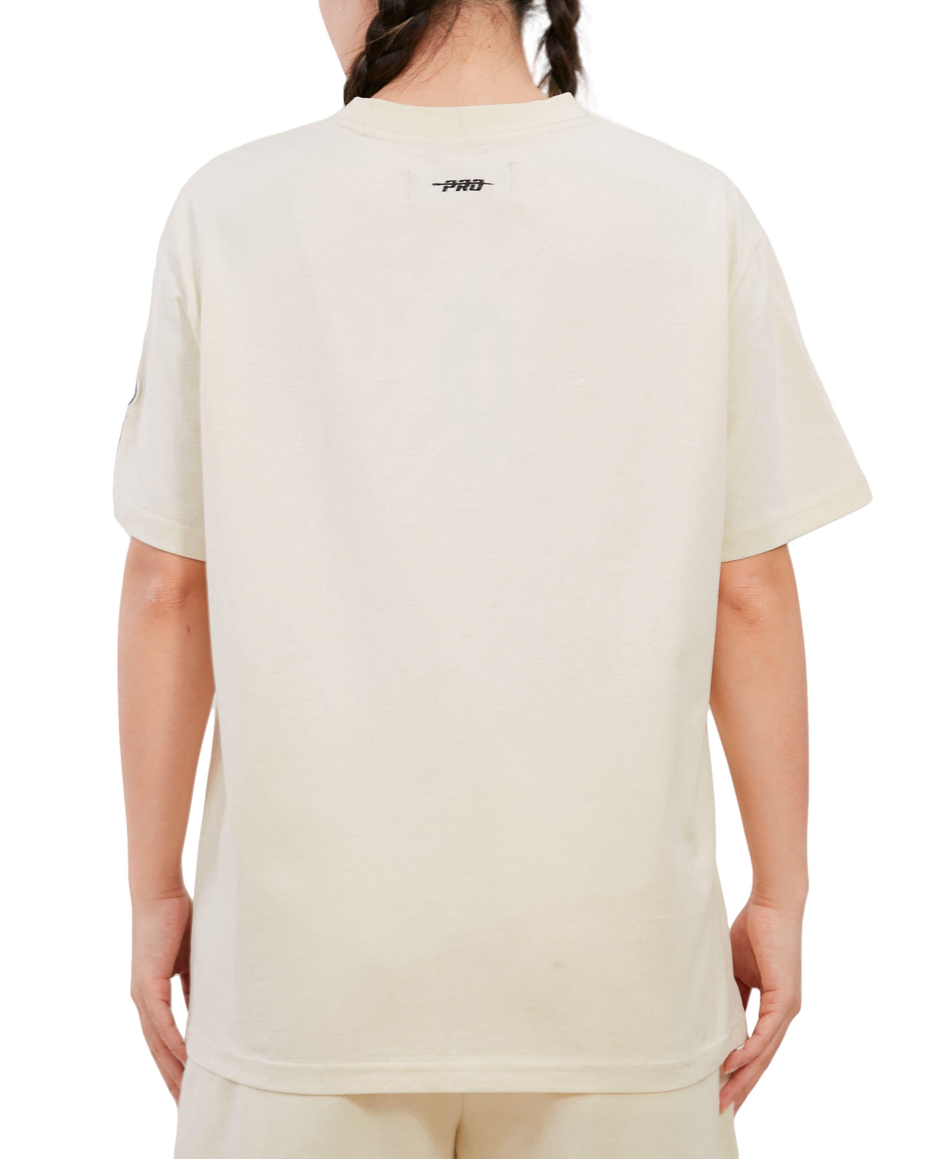 Pro Standard Women's Chicago Bulls Roses Boyfriend Tee - Eggshell - OFF-WHITE Thumbnail View 2