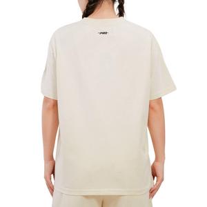 Pro Standard Women's Chicago Bulls Roses Boyfriend Tee - Eggshell