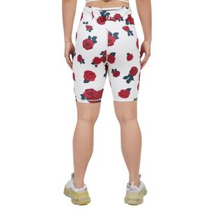 Pro Standard Women's Chicago Bulls Roses Biker Shorts - Eggshell