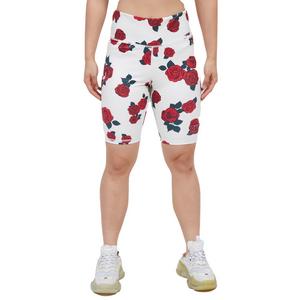 Pro Standard Women's Chicago Bulls Roses Biker Shorts - Eggshell