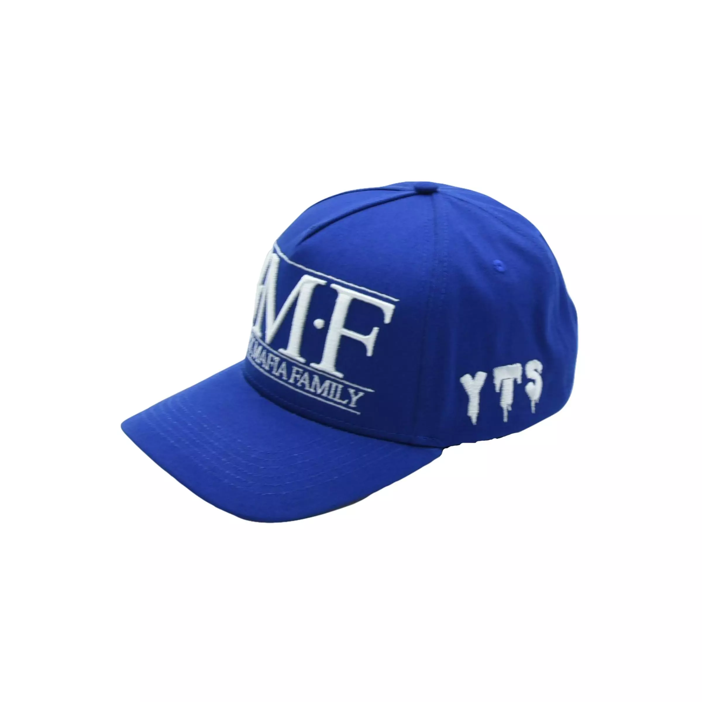 YTS Black Mafia Family Snapback Hat-Blue - BLUE