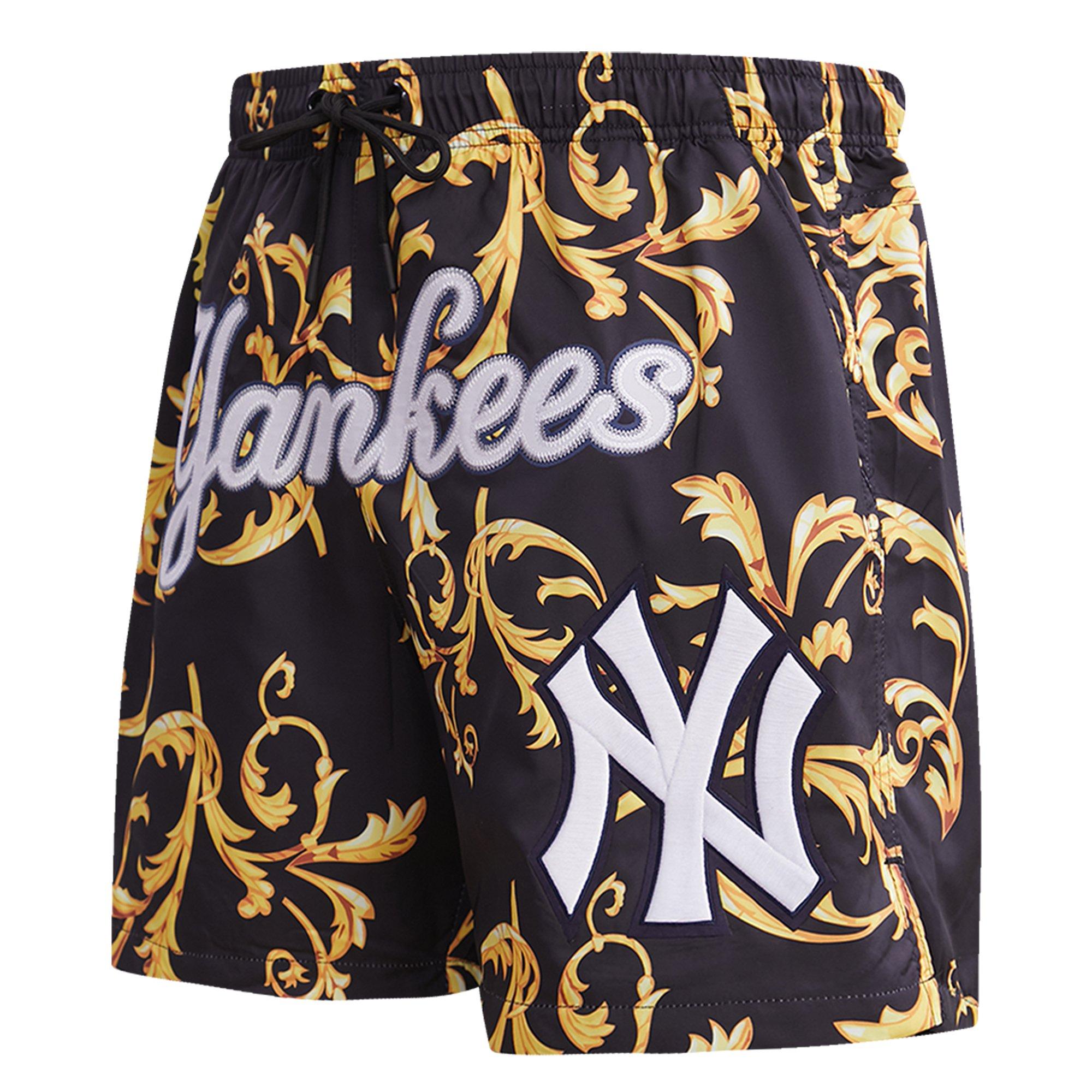 Pro Standard New York Yankees Baroque Shorts - BLACK Thumbnail View 1