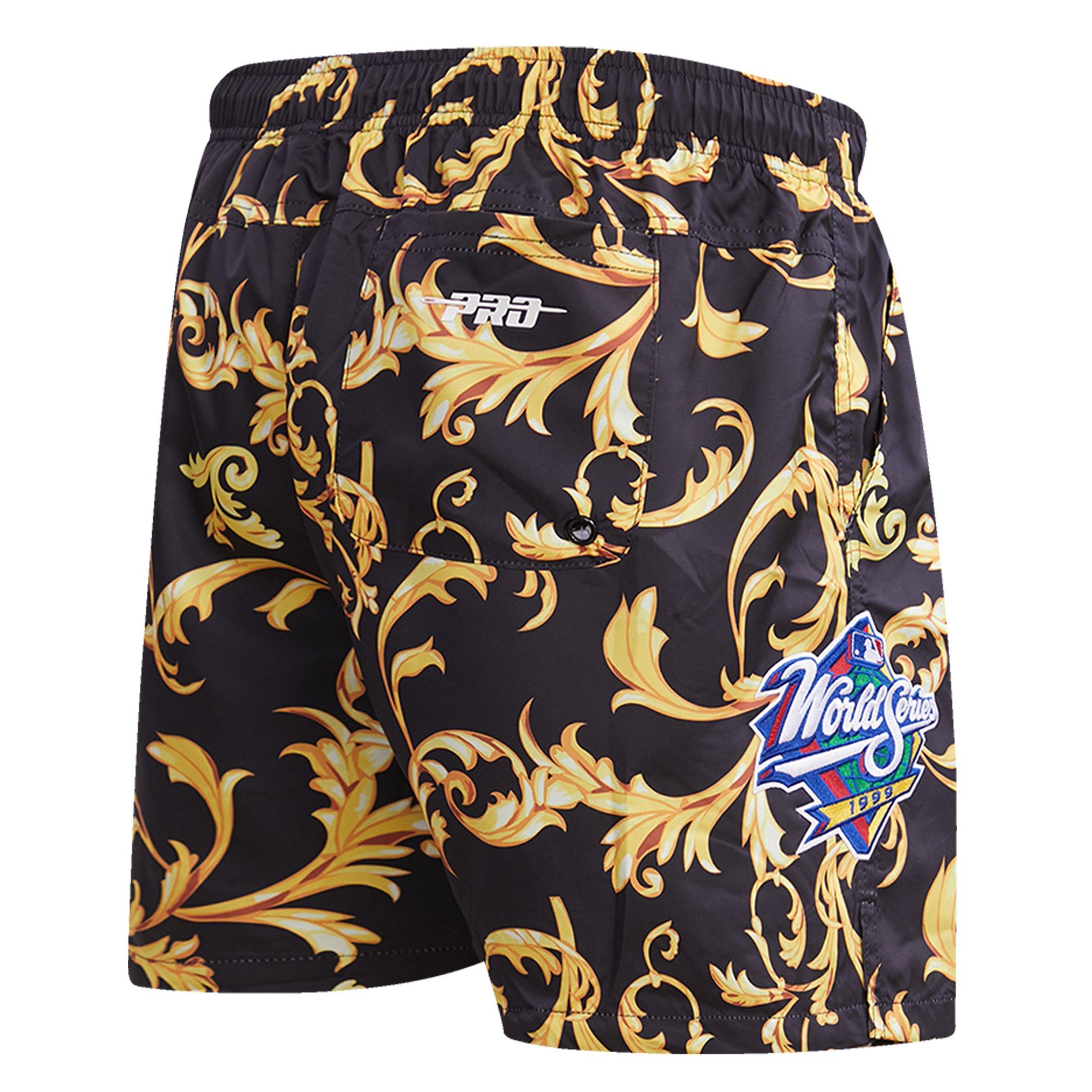 Pro Standard New York Yankees Baroque Shorts - BLACK Thumbnail View 2