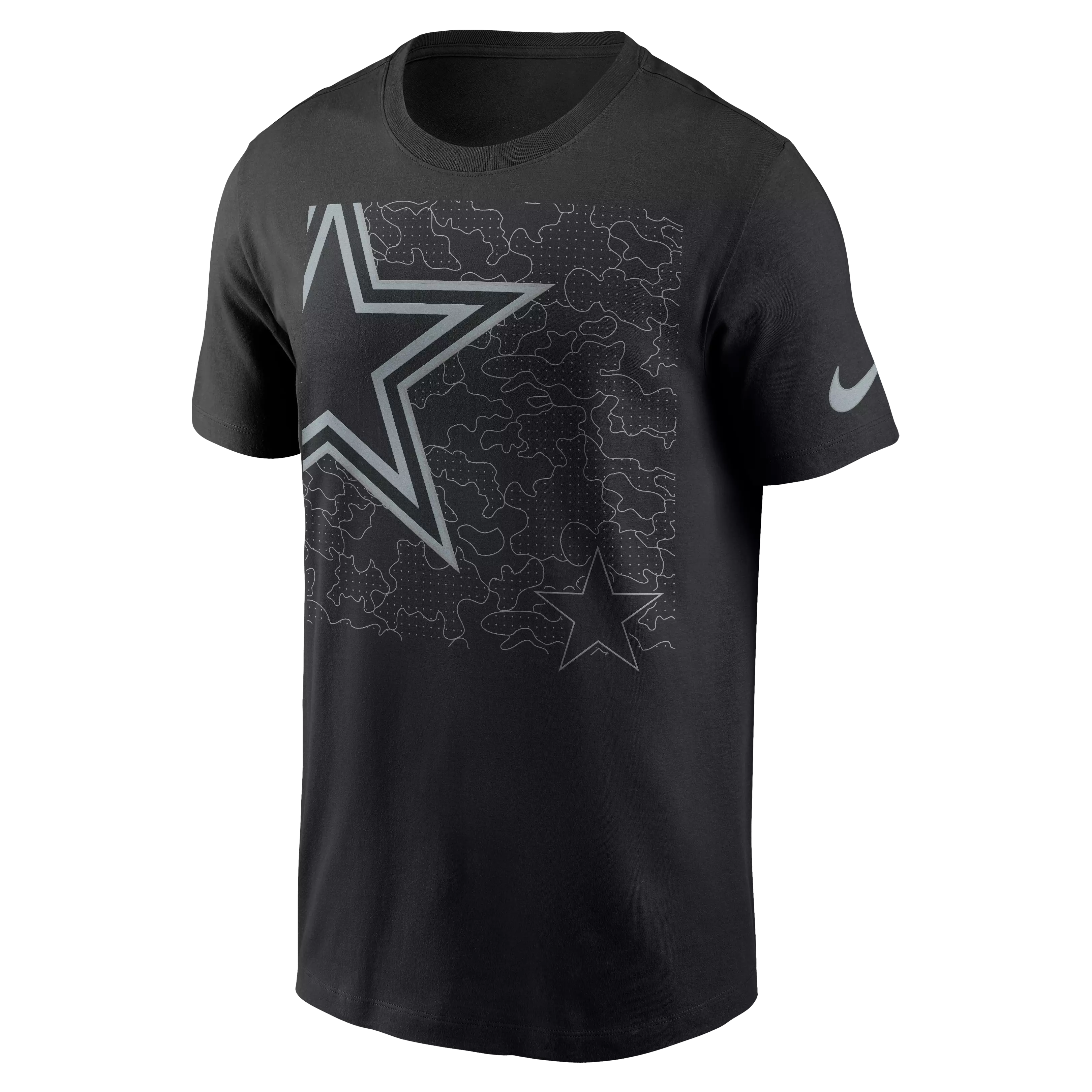 Nike Men's Dallas Cowboys Reflective T-Shirt - BLACK