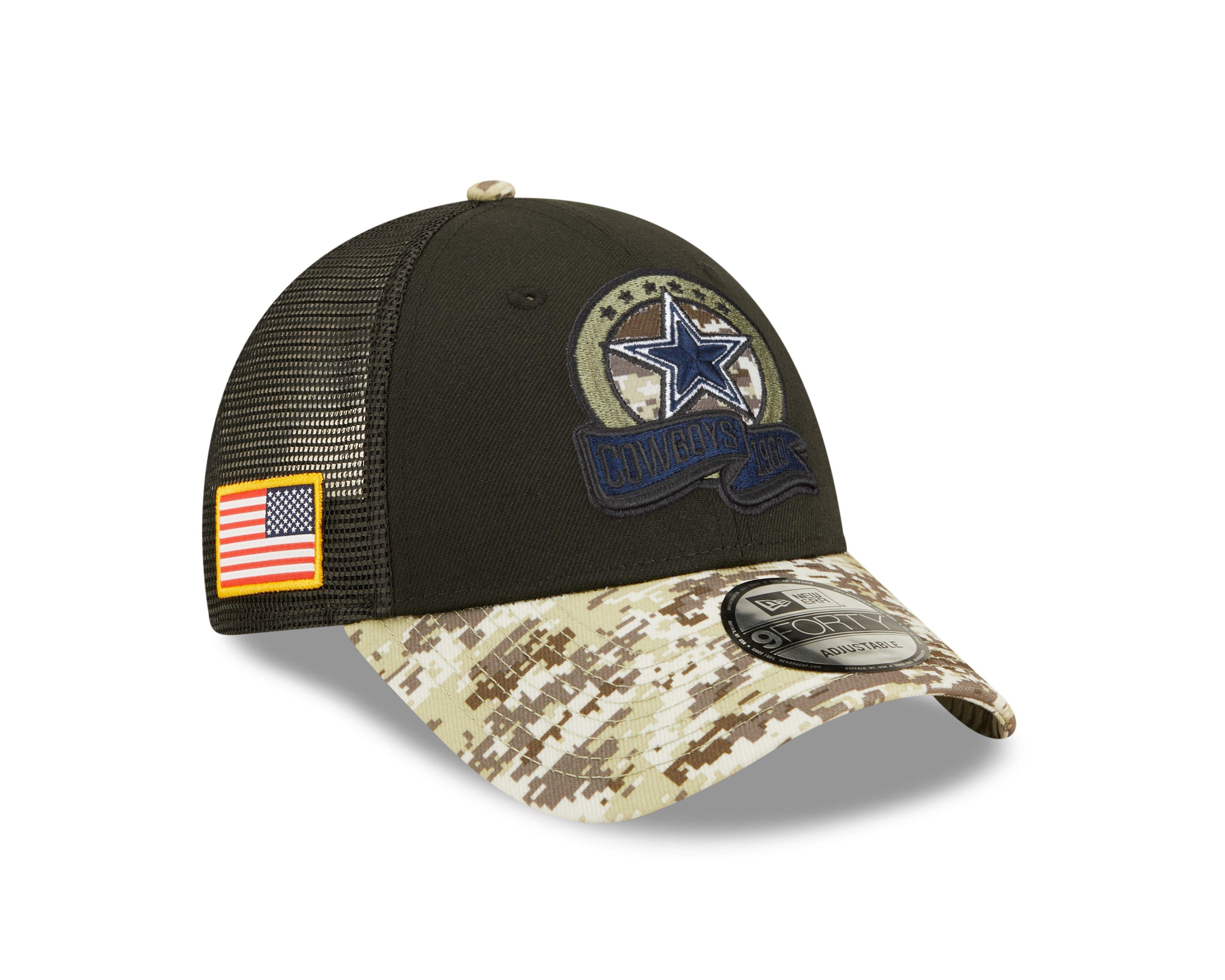 New Era Dallas Cowboys Salute to Service 9FORTY Trucker Snapback Hat