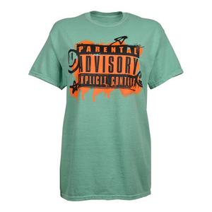 Philcos Women's Parental Advisory Tee - Teal