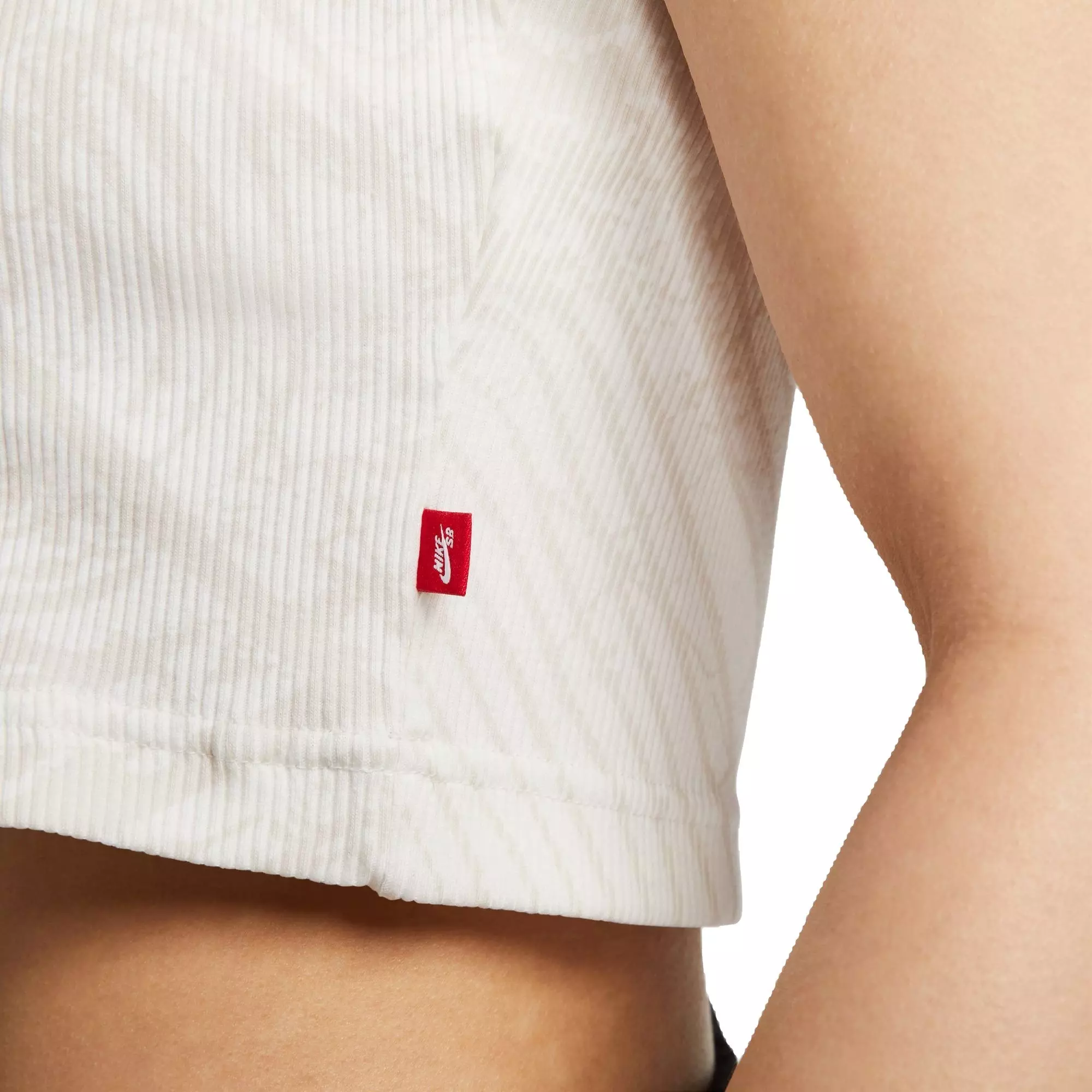 Nike Women's N7 Essential Ribbed Crop Top - White - WHITE