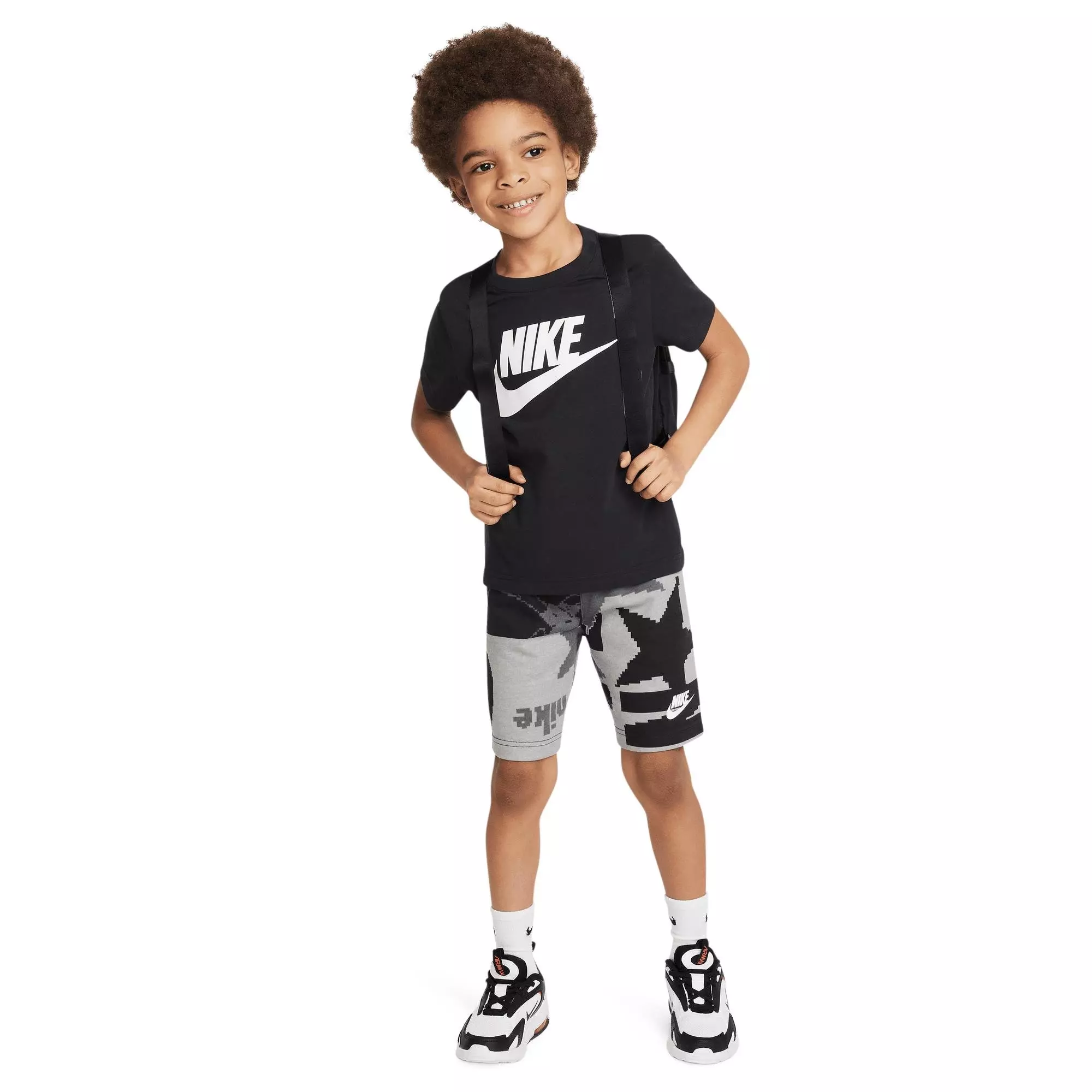 Nike Little Boys' Lifestyle Essentials Short Set - BLACK