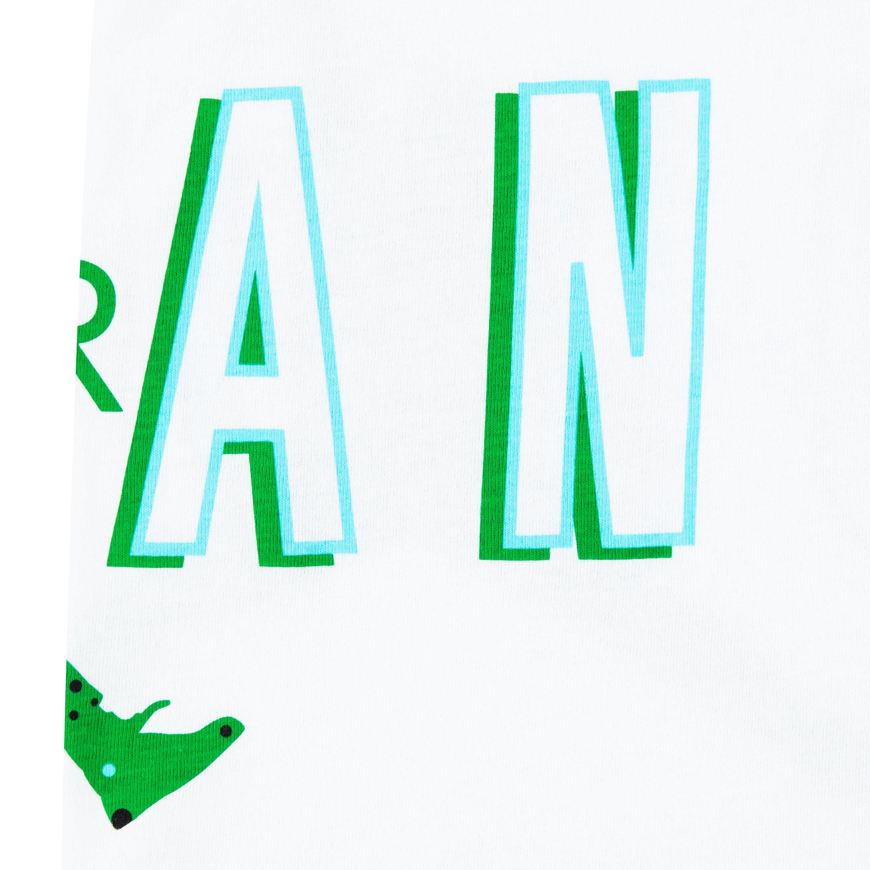 Jordan Little Boys' "Lucky Green" Speckled French Terry Short Set - White/Green - WHITE/GREEN Thumbnail View 3