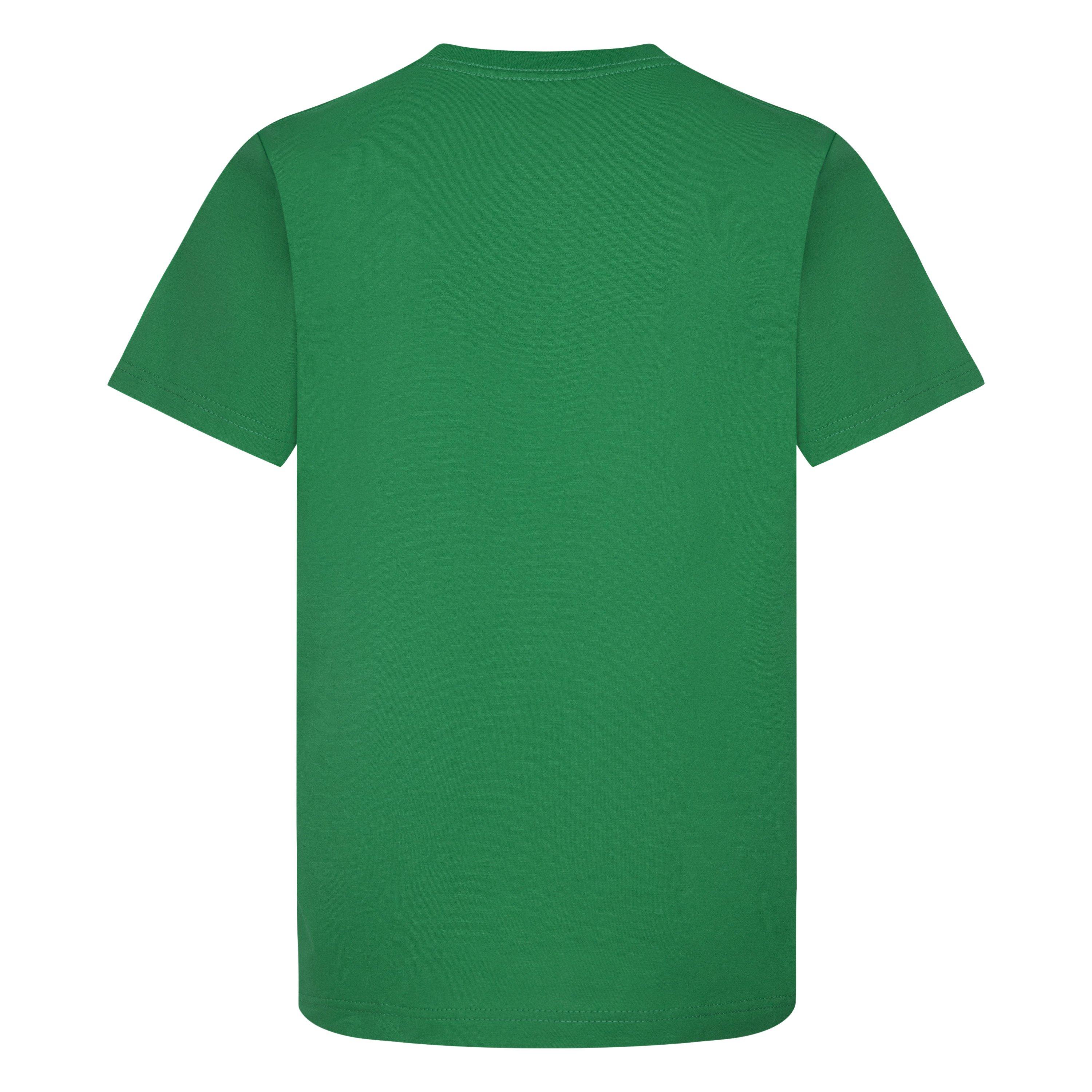 Jordan Big Boys' "Lucky Green" Stretch Out Tee - GREEN Thumbnail View 6