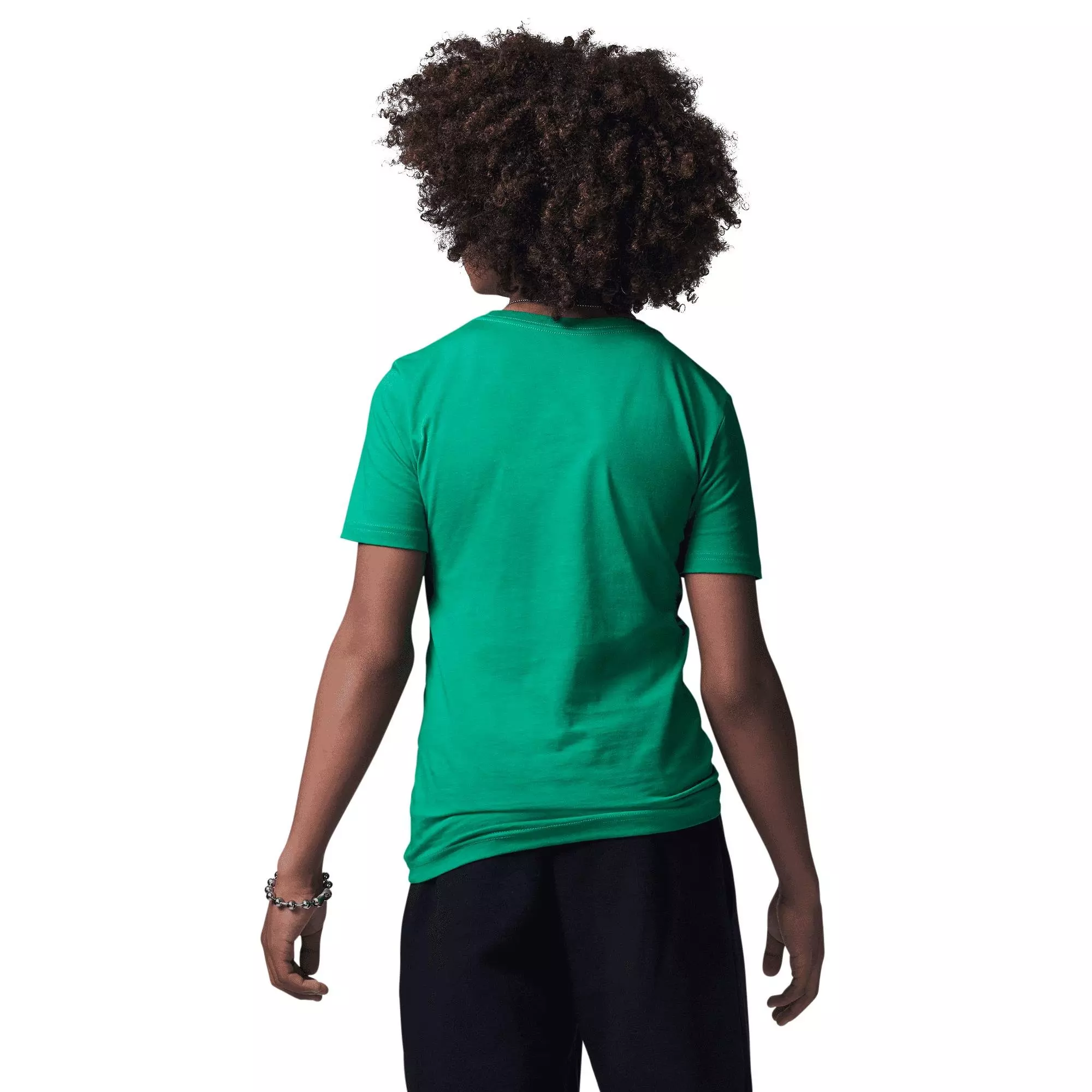 Jordan Big Boys' "Lucky Green" Stretch Out Tee - GREEN