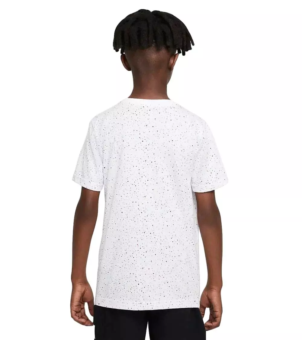 Jordan Big Boys' Air Color Mix Speckle Tee-White - WHITE