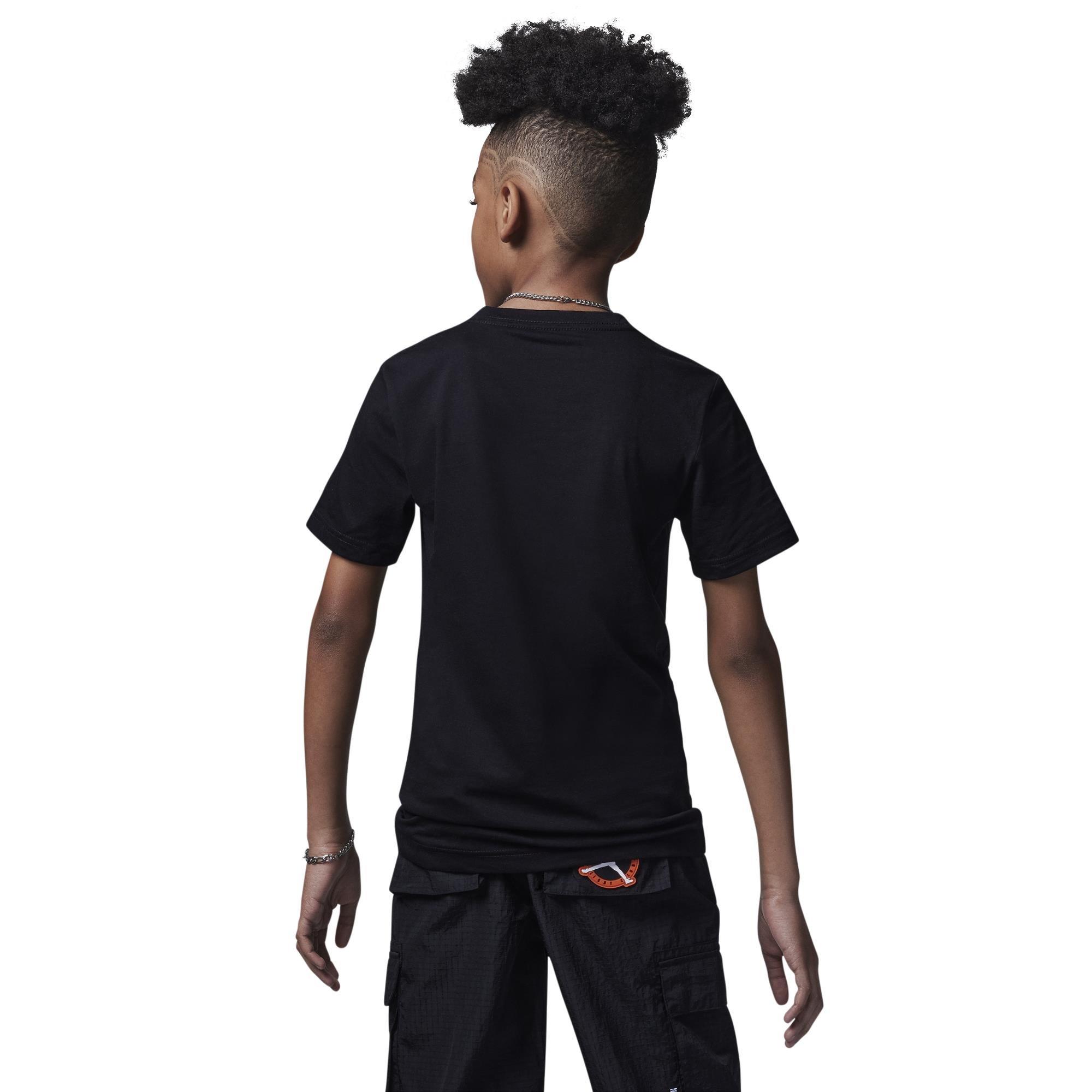 Jordan Big Boys' Home And Away Tee - BLACK/RED Thumbnail View 2