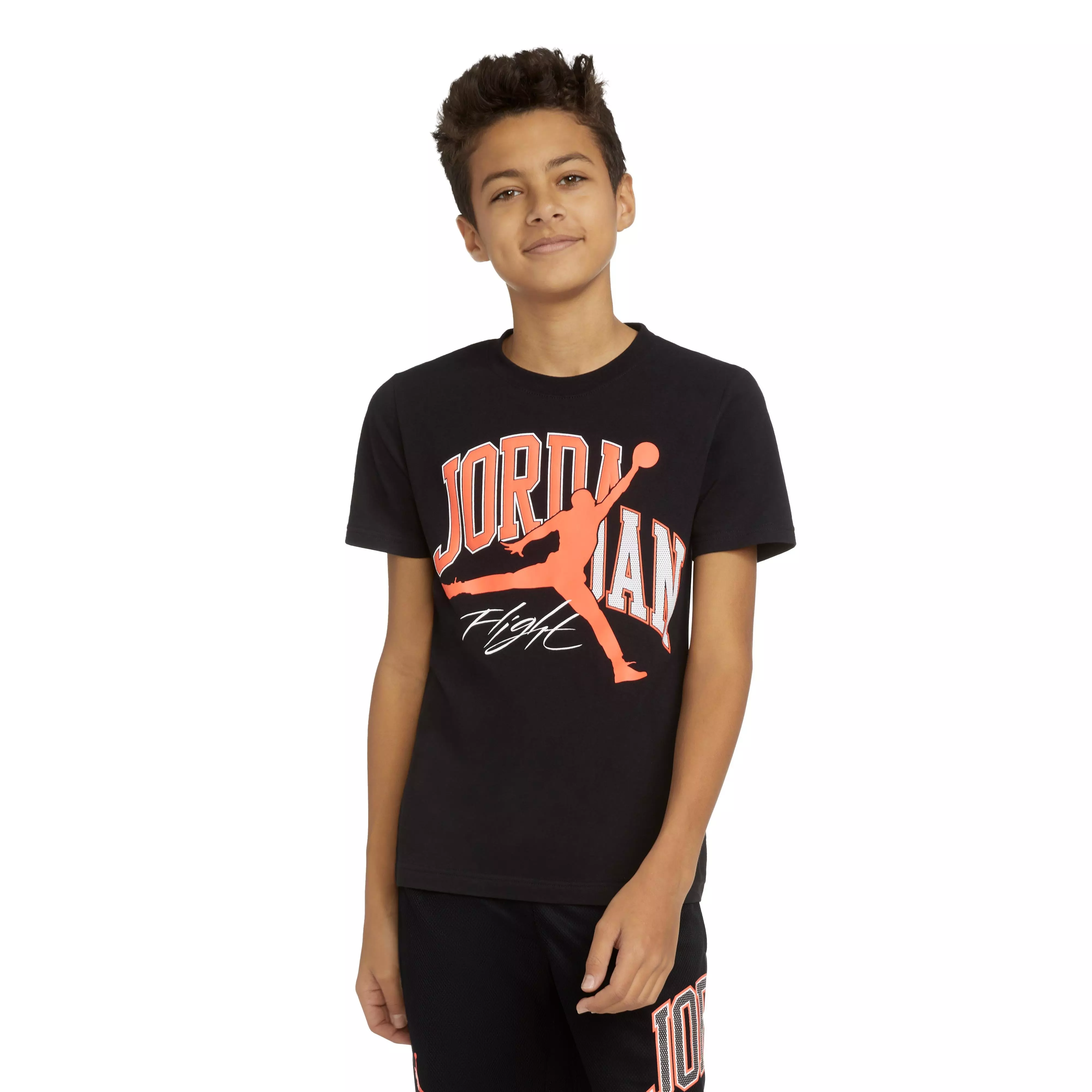 Jordan Big Boys' Home And Away Tee - BLACK/RED