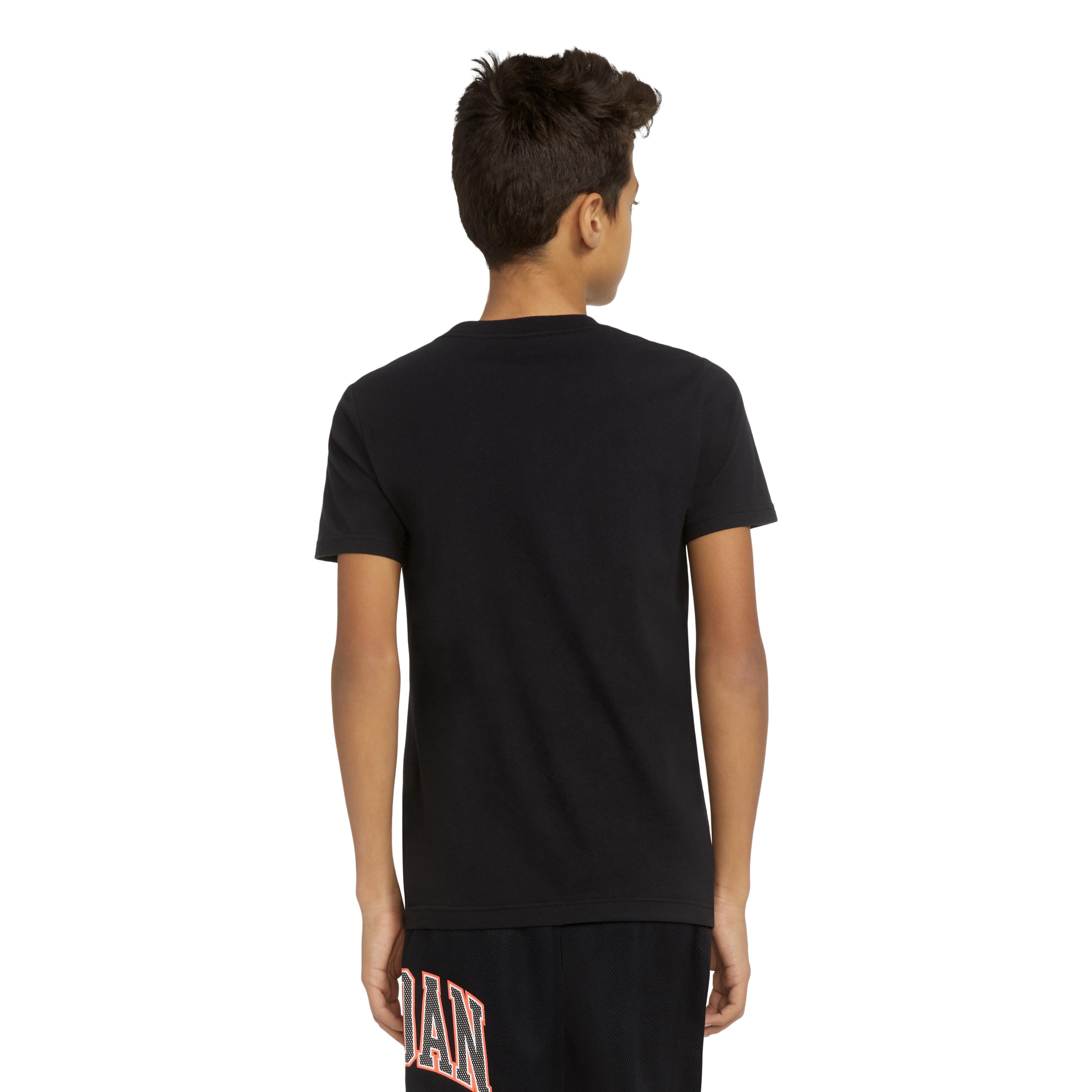 Jordan Big Boys' Home And Away Tee - BLACK/RED Thumbnail View 7