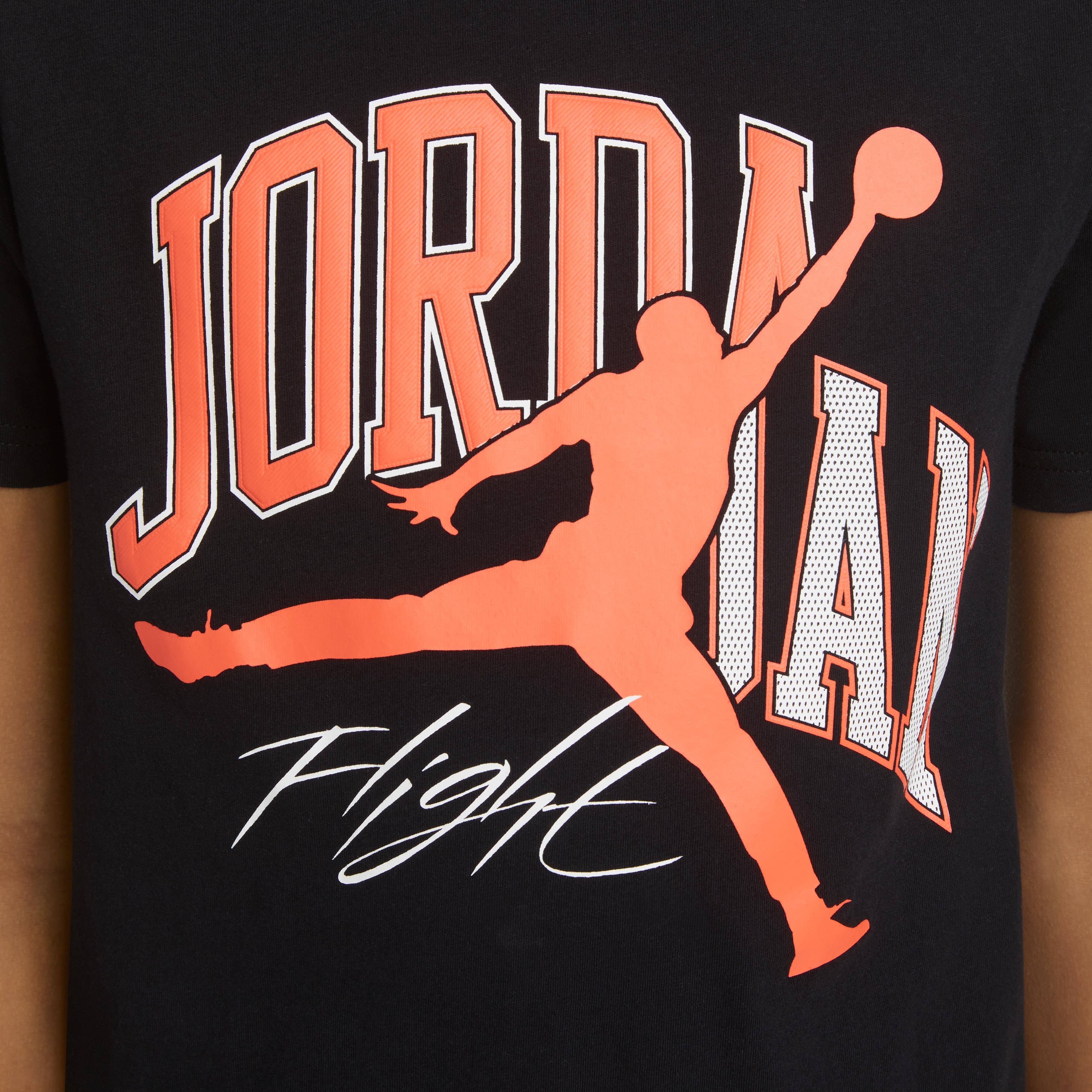 Jordan Big Boys' Home And Away Tee - BLACK/RED Thumbnail View 5