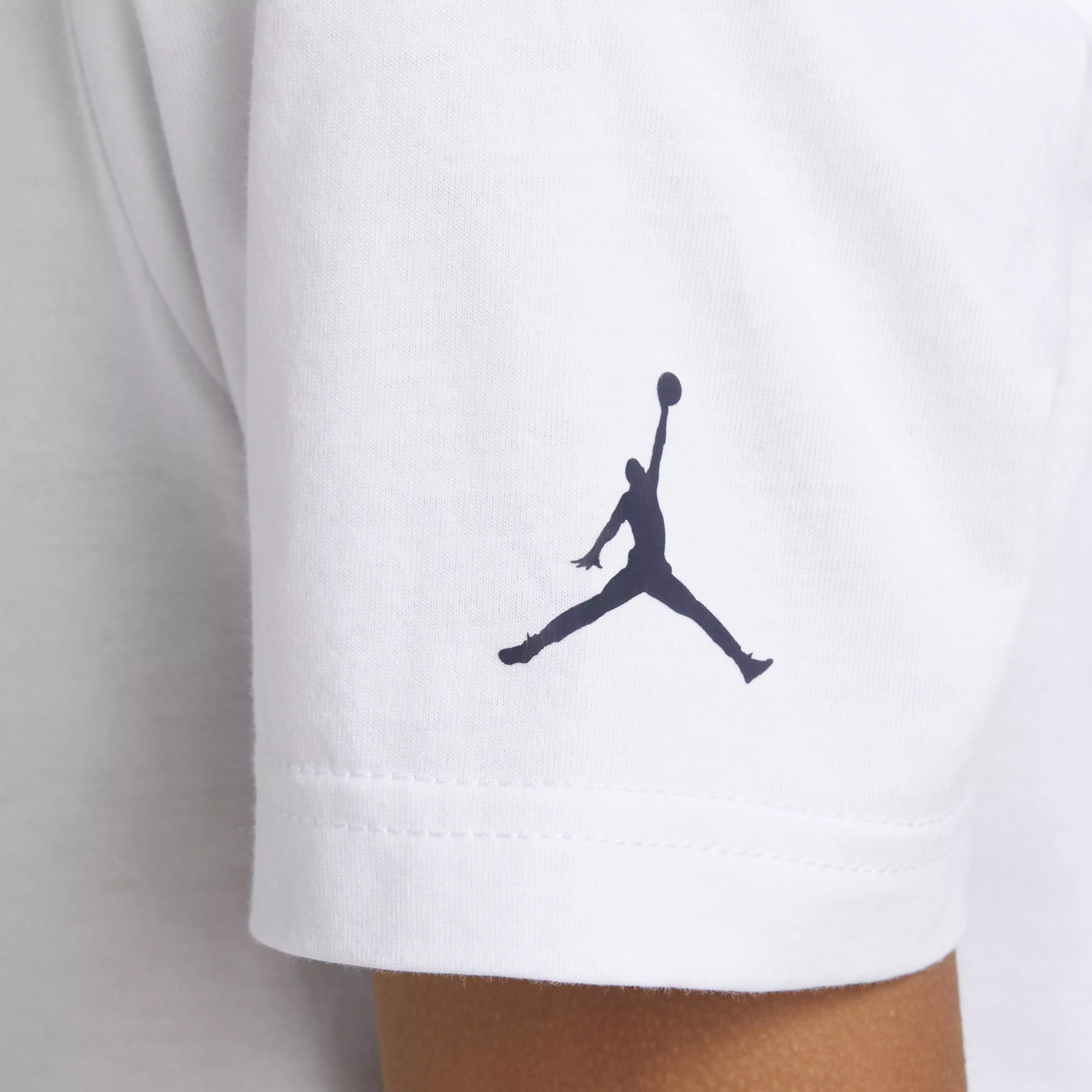 Jordan Big Boys' Americana Logo Tee - WHITE