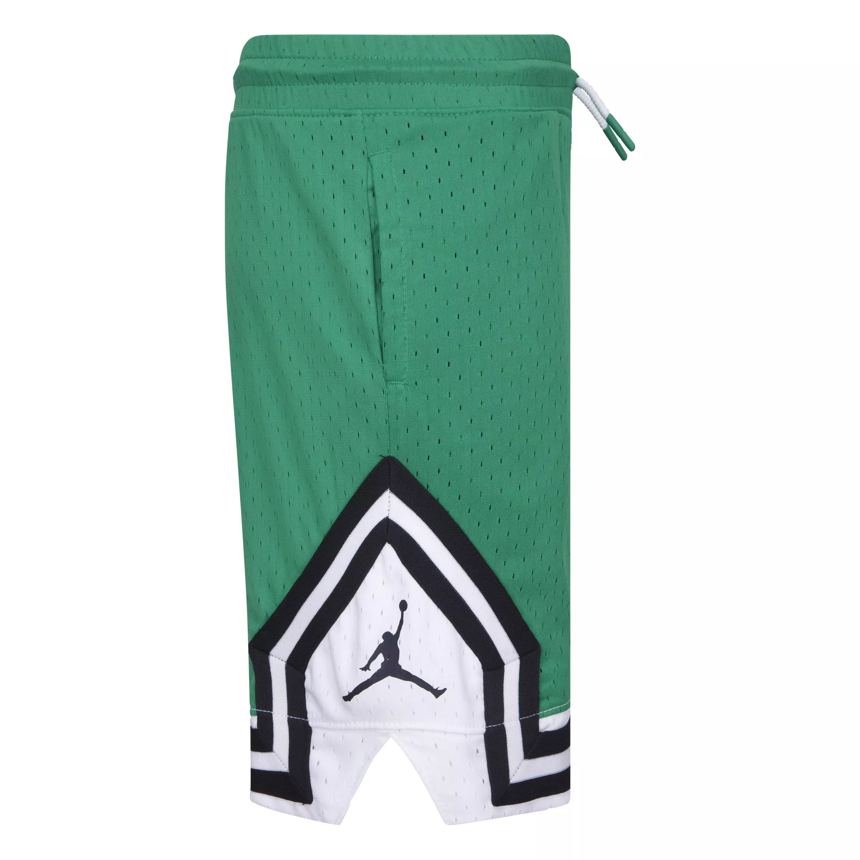 Jordan Big Boys' Air Diamond Shorts - GREEN/WHITE