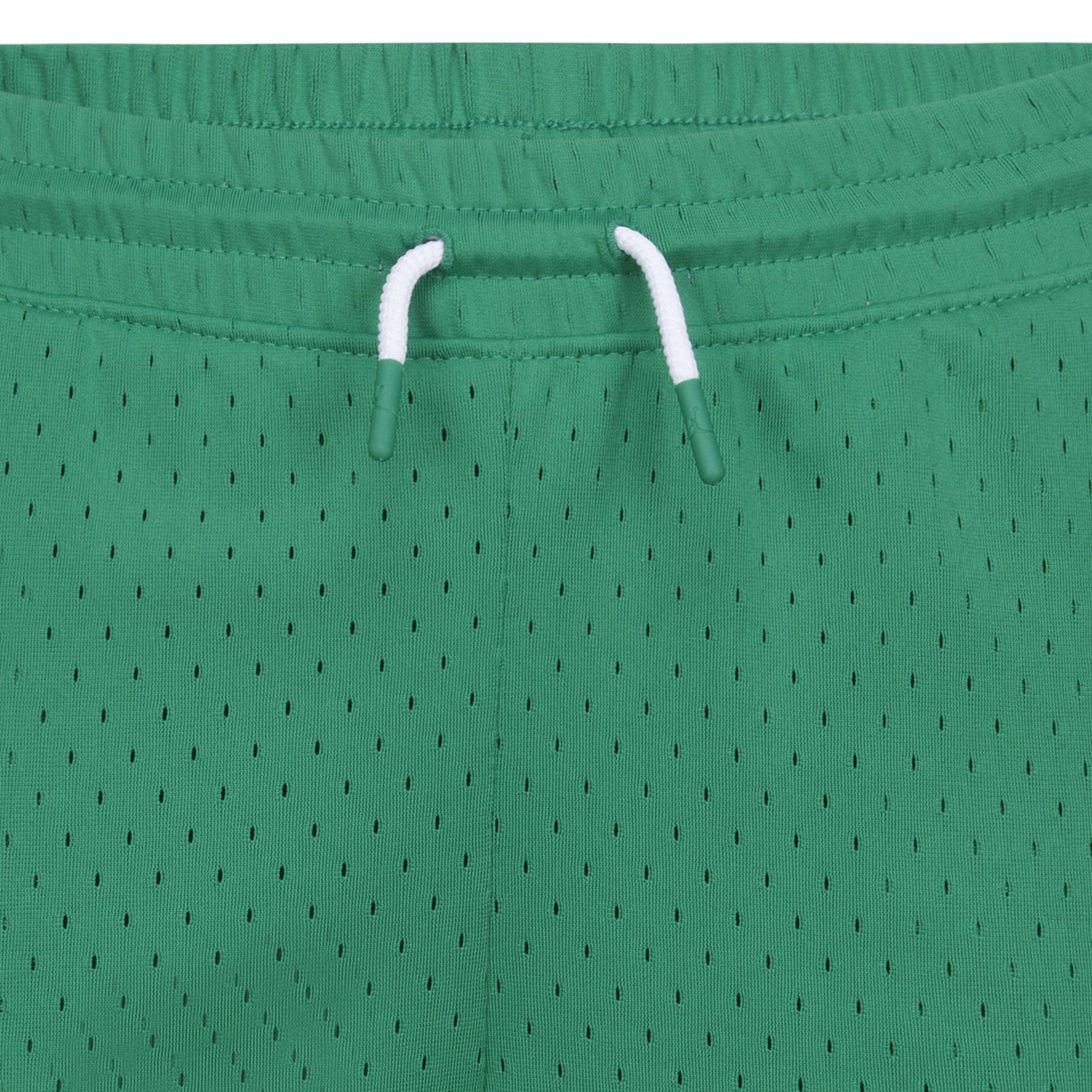 Jordan Big Boys' Air Diamond Shorts - GREEN/WHITE Thumbnail View 10