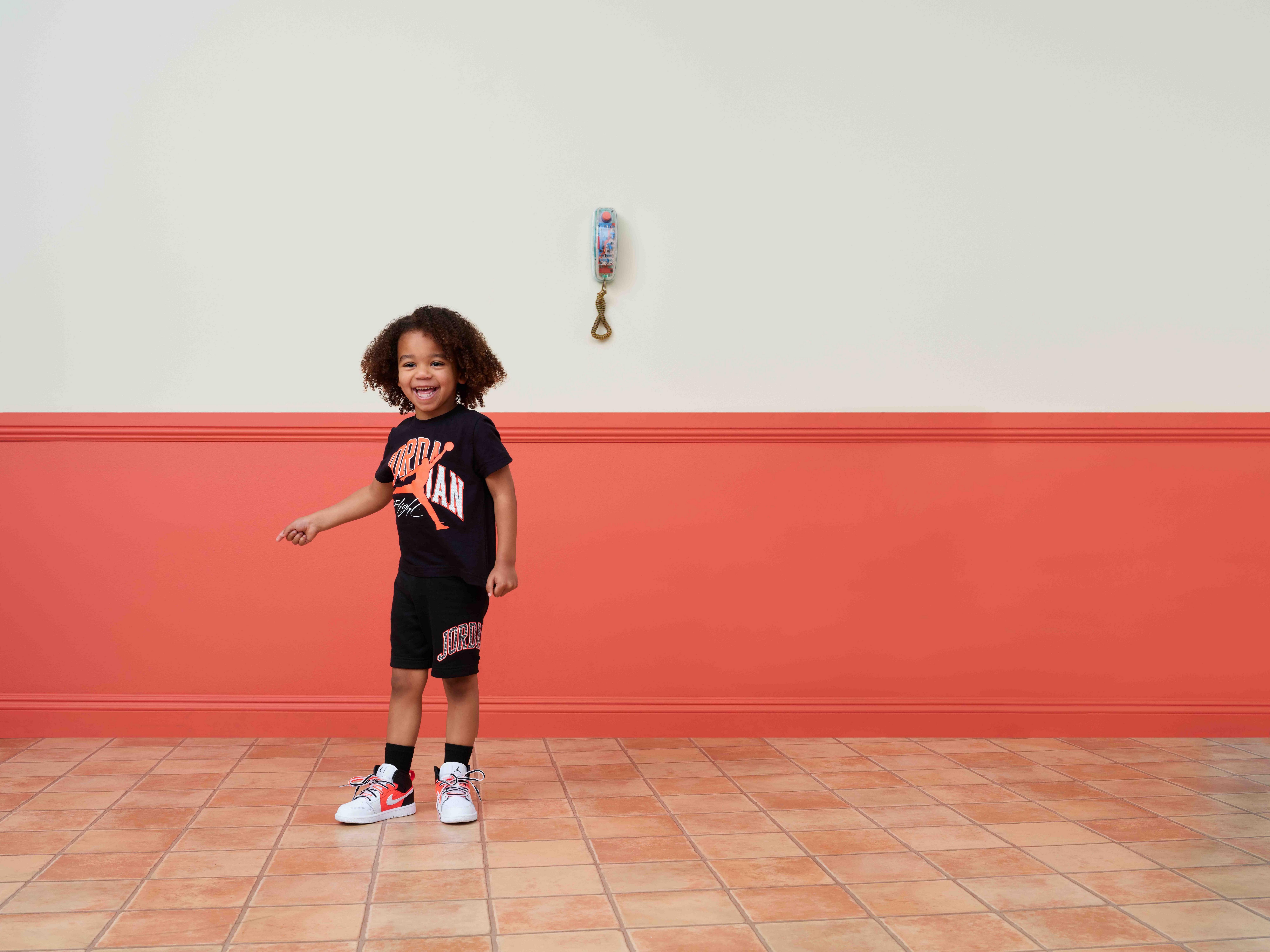 Jordan Toddler Boys' Home And Away Short Set - BLACK/RED Thumbnail View 12