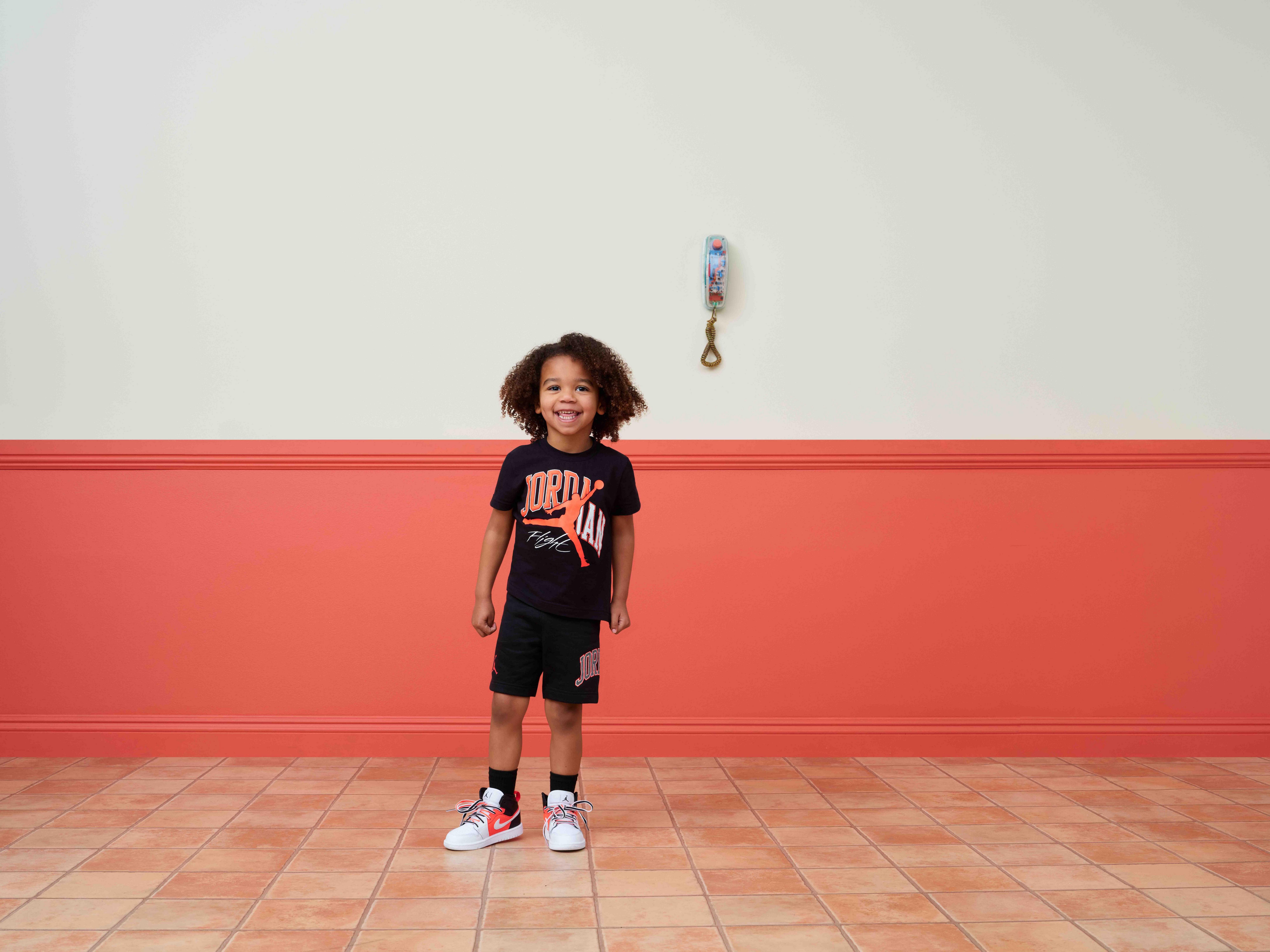 Jordan Toddler Boys' Home And Away Short Set - BLACK/RED Thumbnail View 11