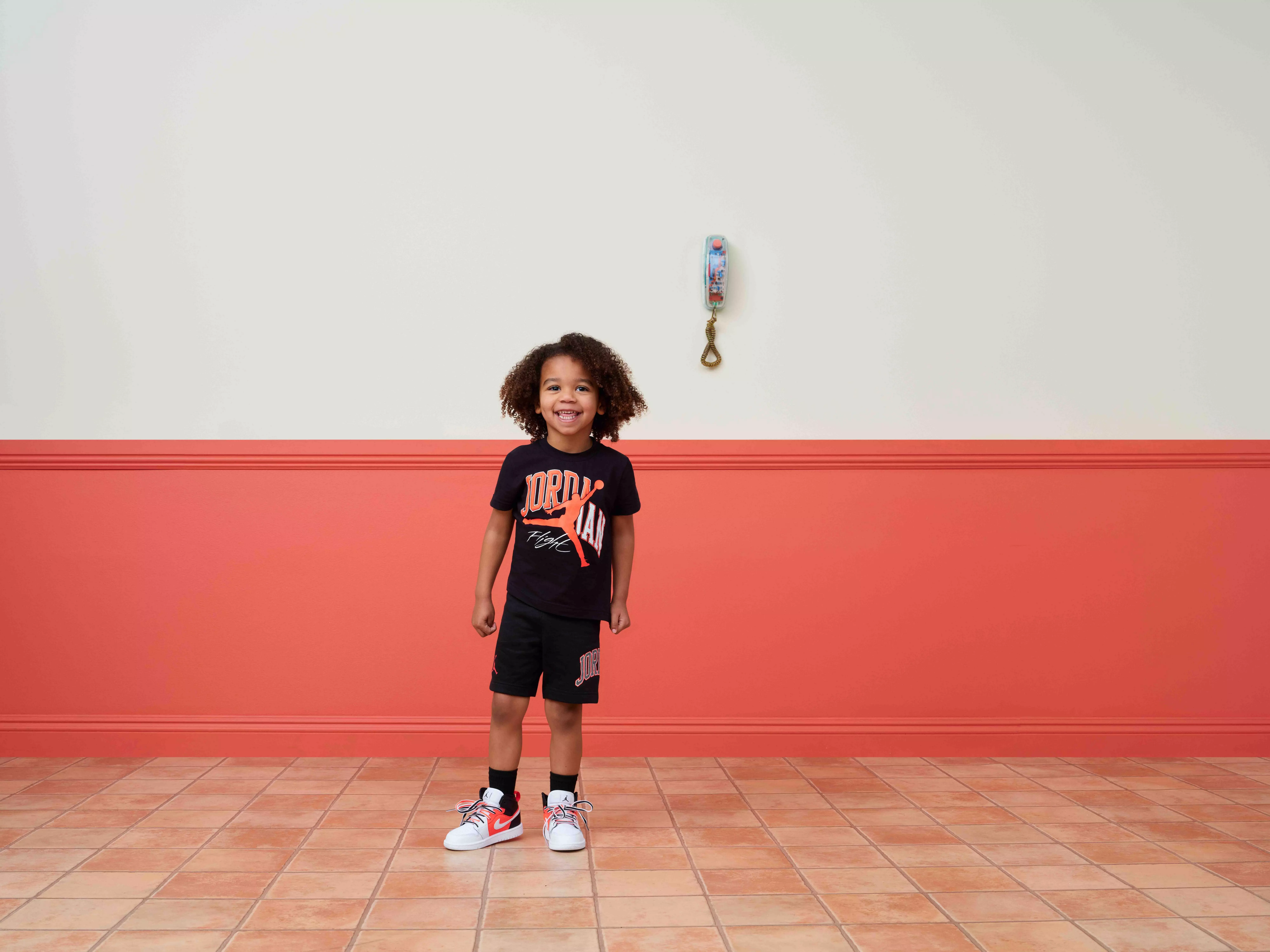 Jordan Toddler Boys' Home And Away Short Set - BLACK/RED
