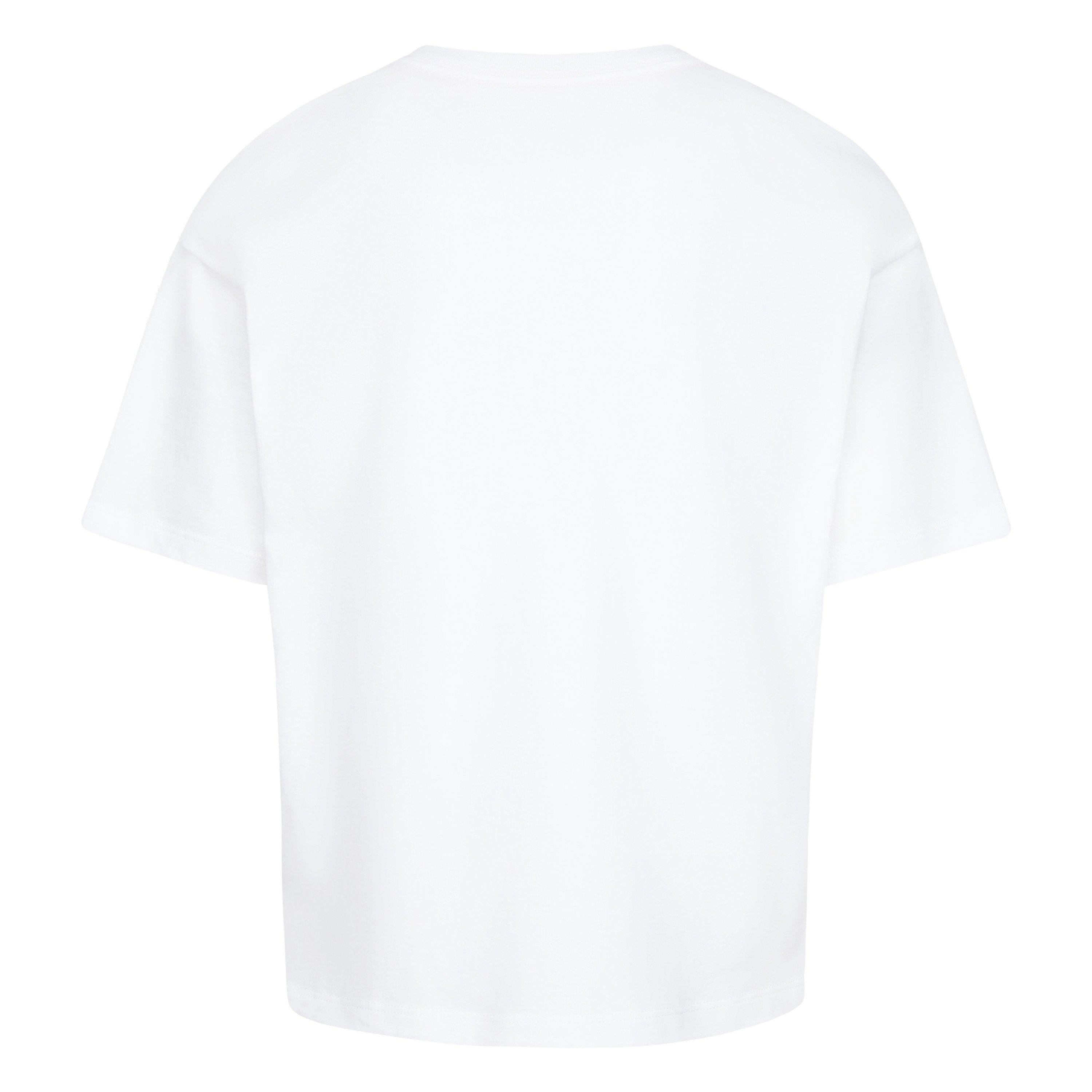 Jordan Big Girls' Focus Tee - WHITE/PINK Thumbnail View 6