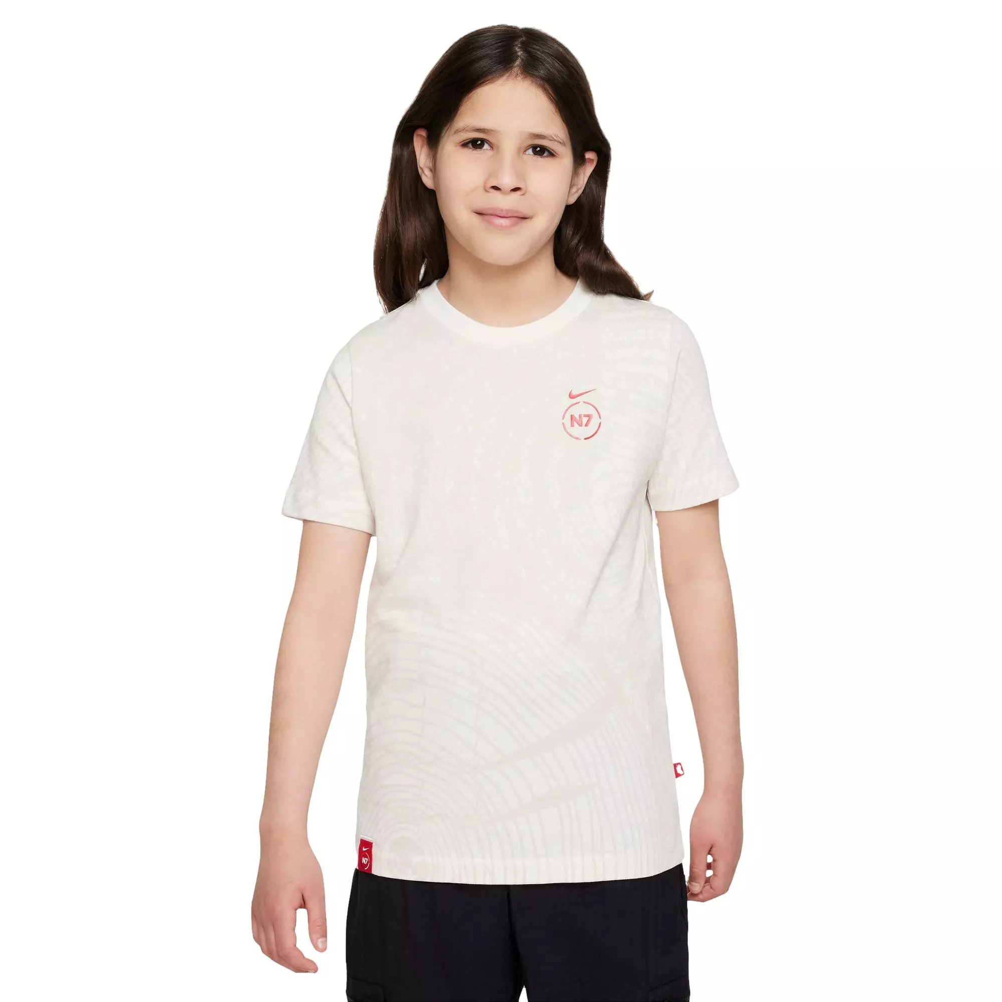 Nike Big Boys' SB N7 Tee - White - WHITE