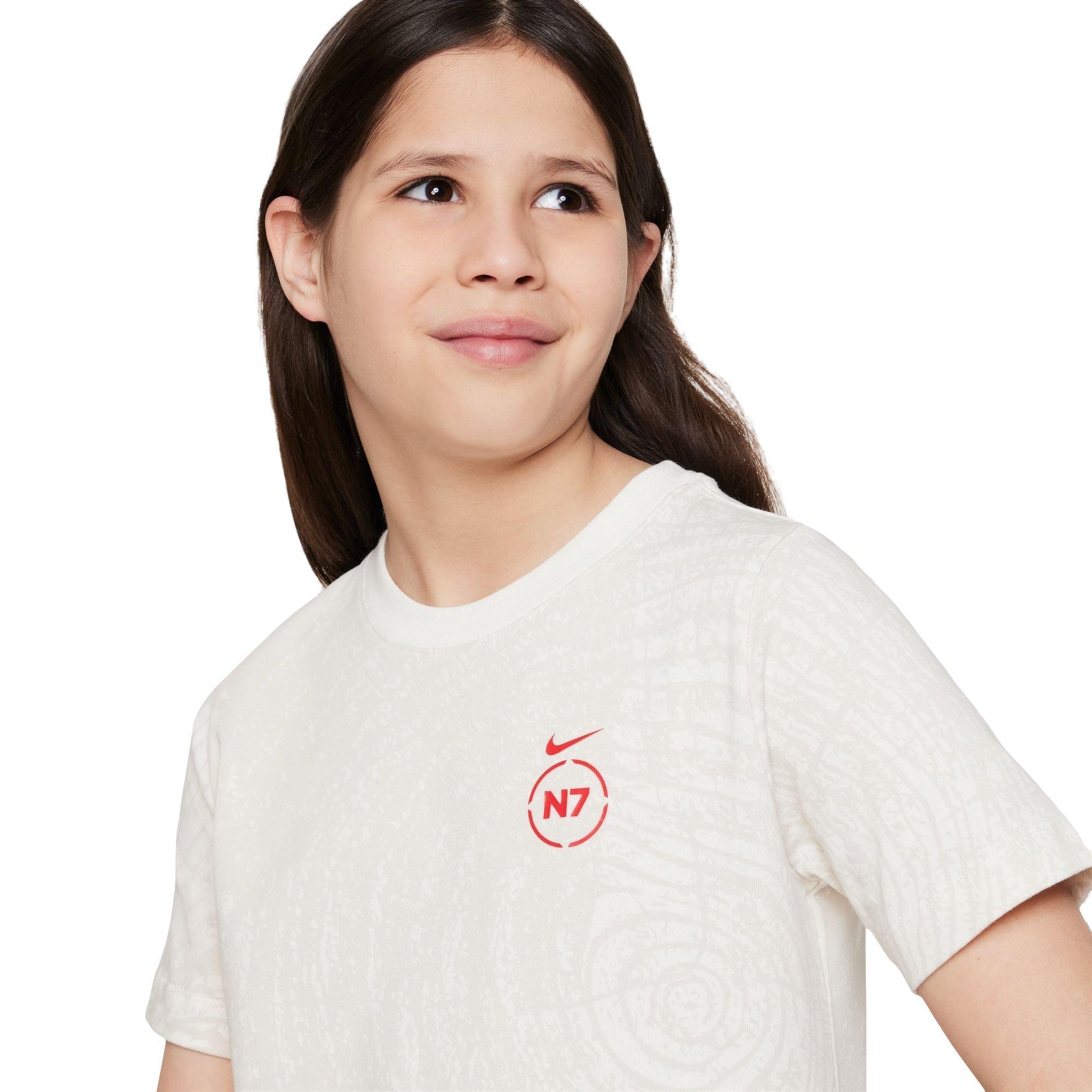 Nike Big Boys' SB N7 Tee - White - WHITE Thumbnail View 3