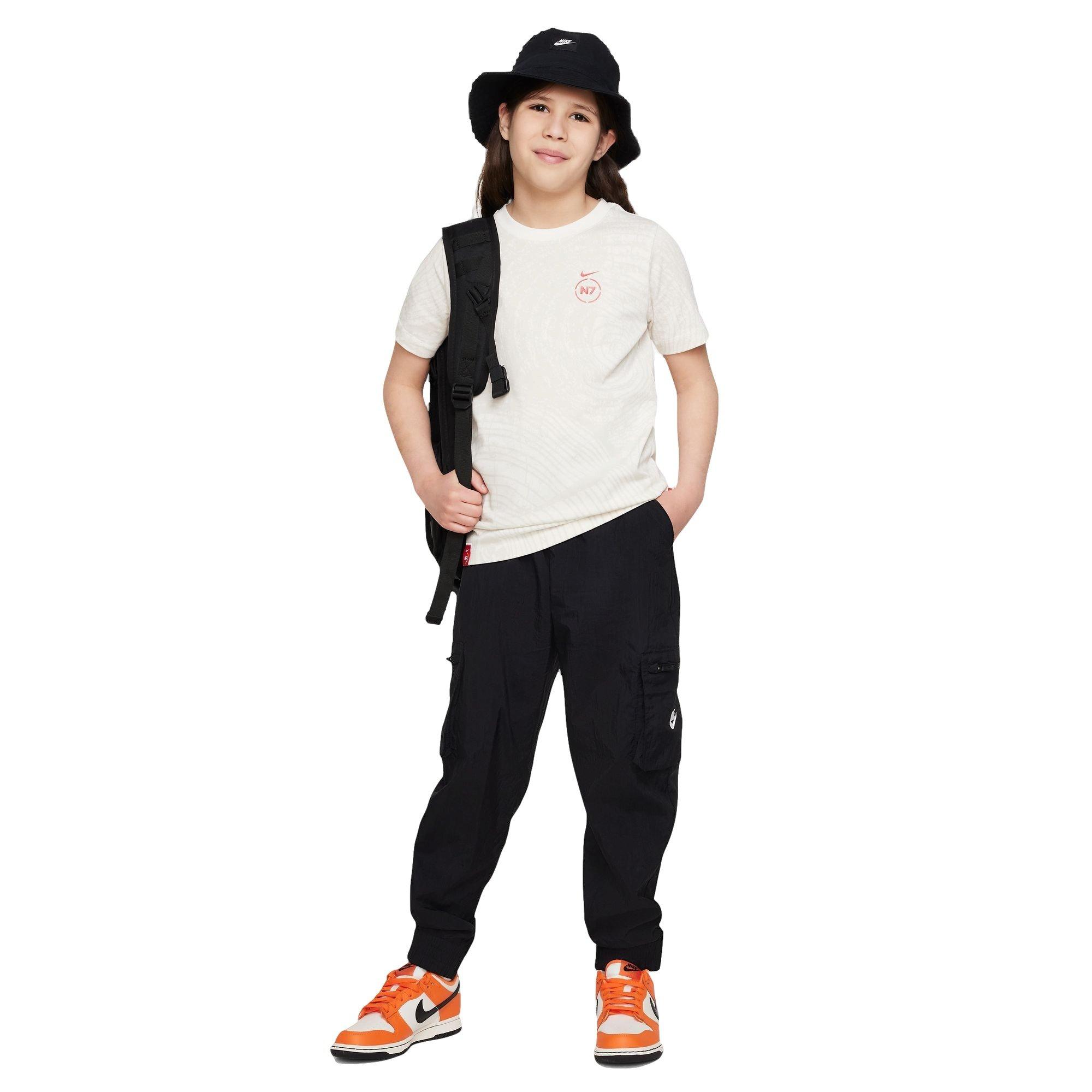 Nike Big Boys' SB N7 Tee - White - WHITE Thumbnail View 4