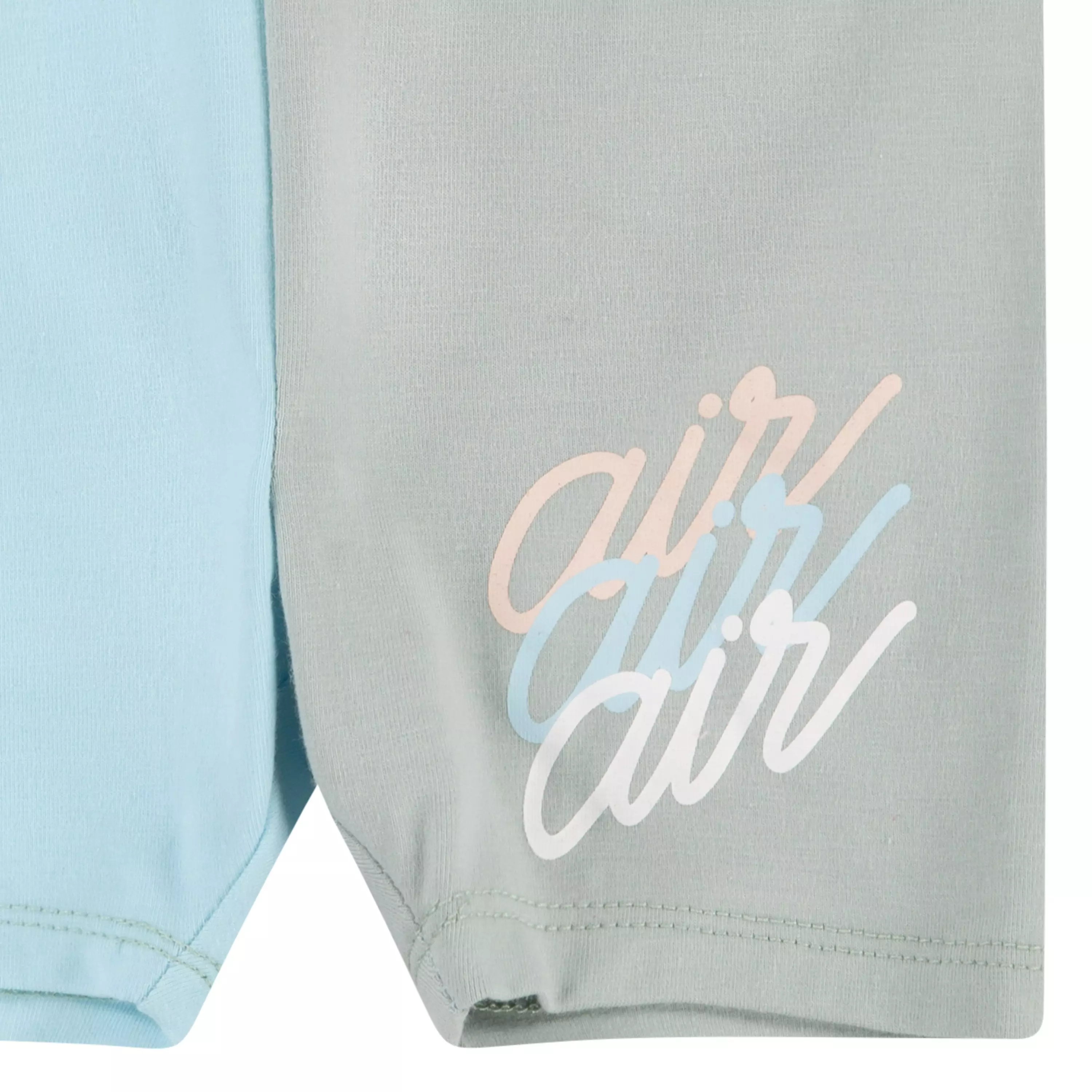 Jordan Little Girls' Icon Play Biker Short Set - CORAL