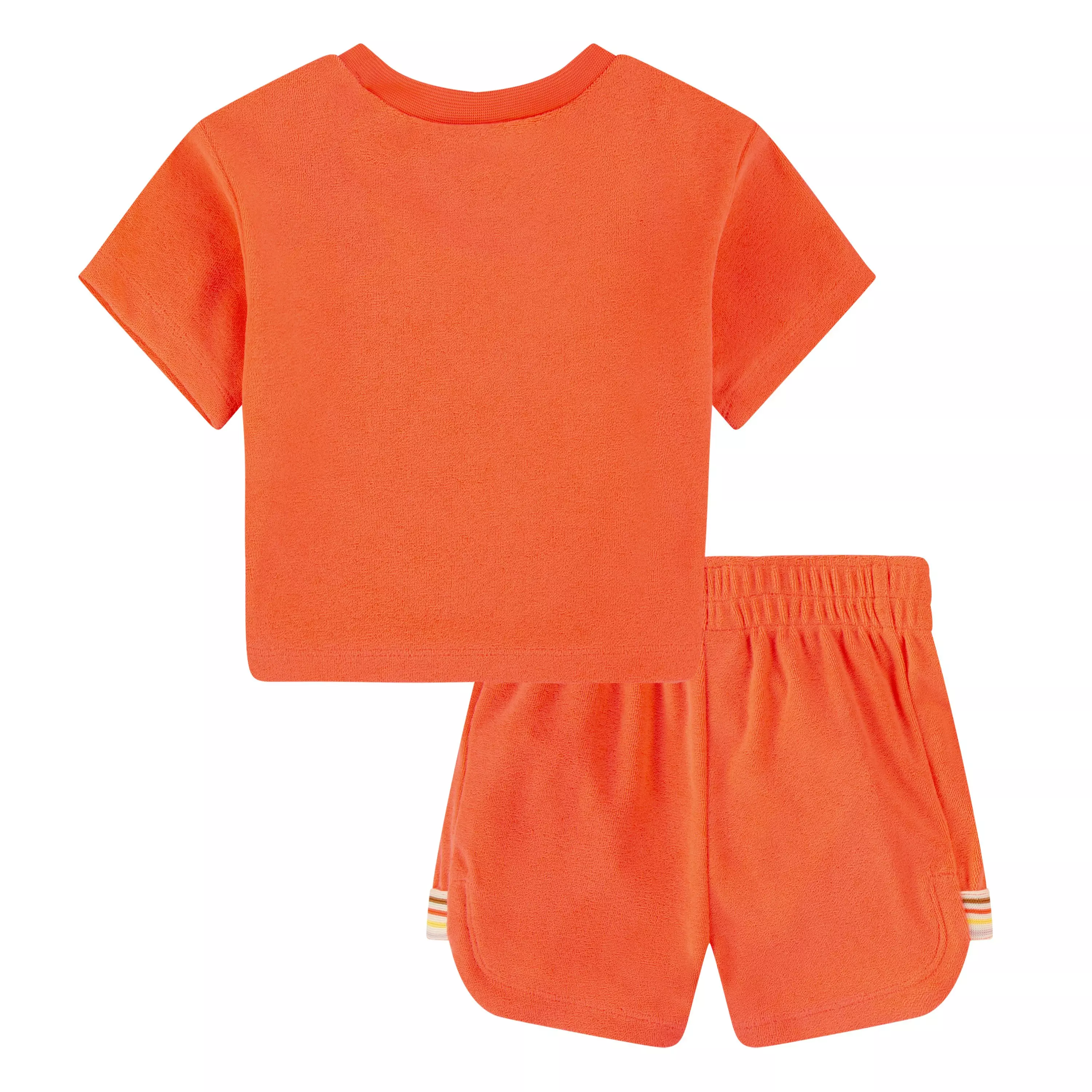 Jordan Little Girls' Towel Terry Set - RED