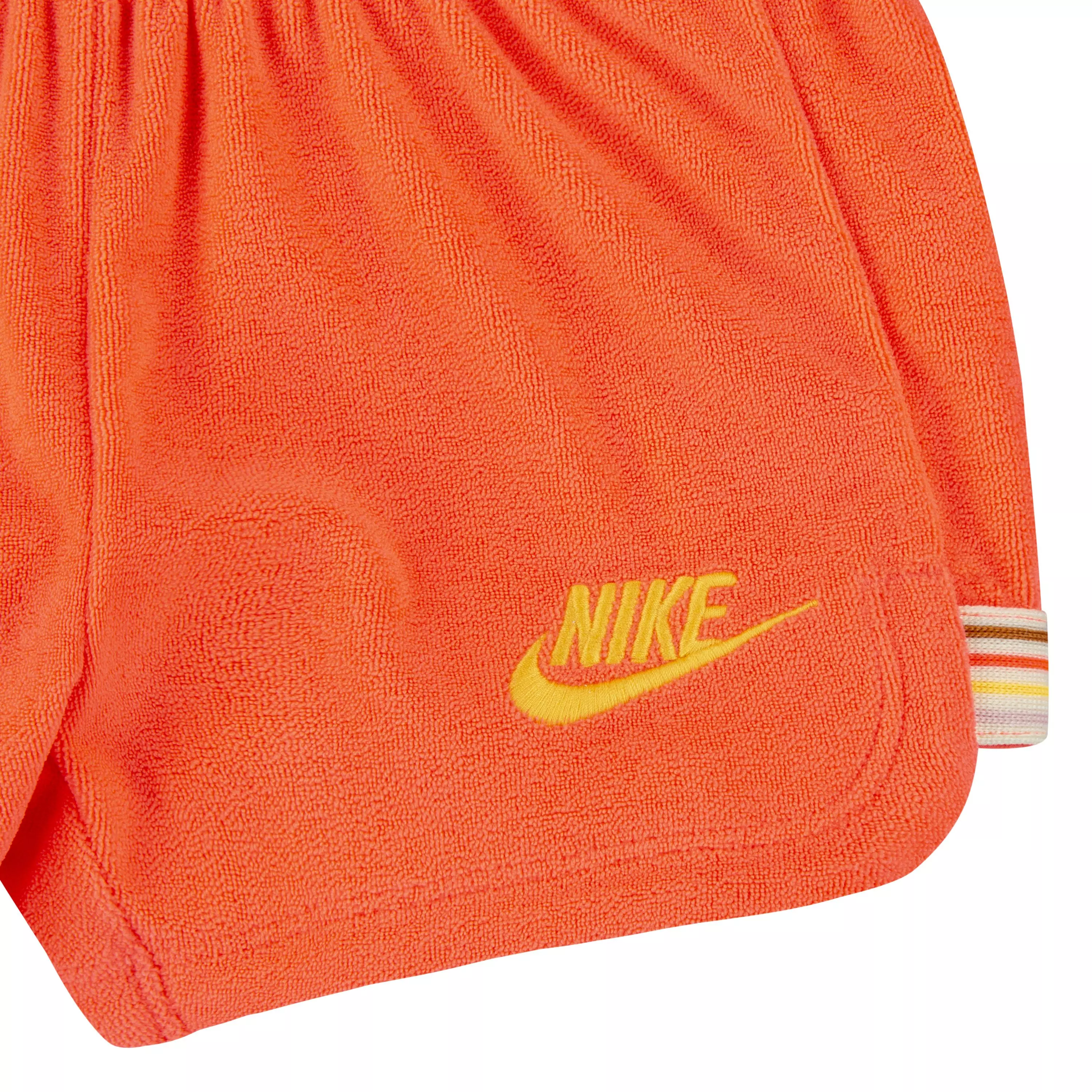 Jordan Little Girls' Towel Terry Set - RED