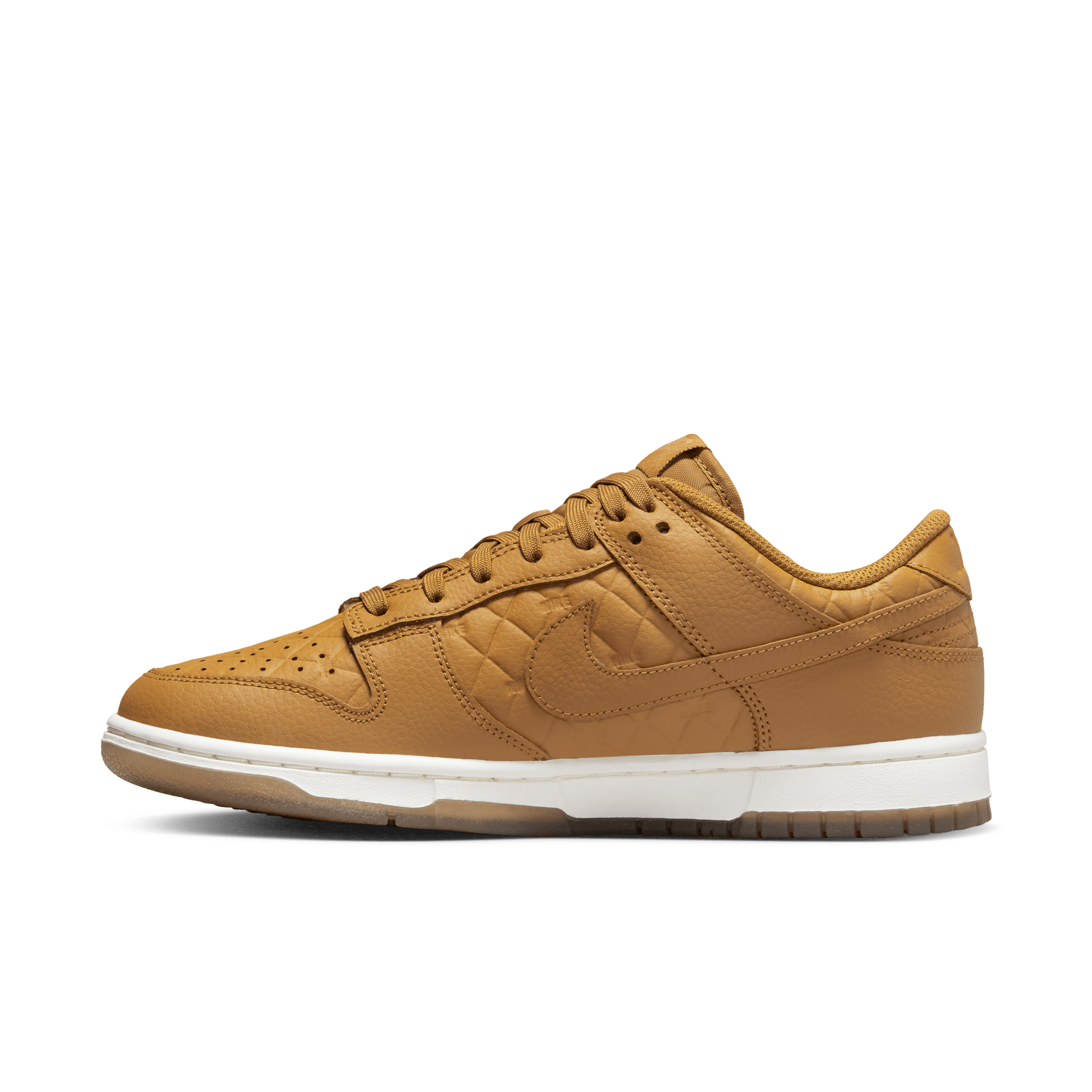 Nike Dunk Low "Wheat/Sail" Women's Shoe - WHEAT/OFF-WHITE Thumbnail View 3