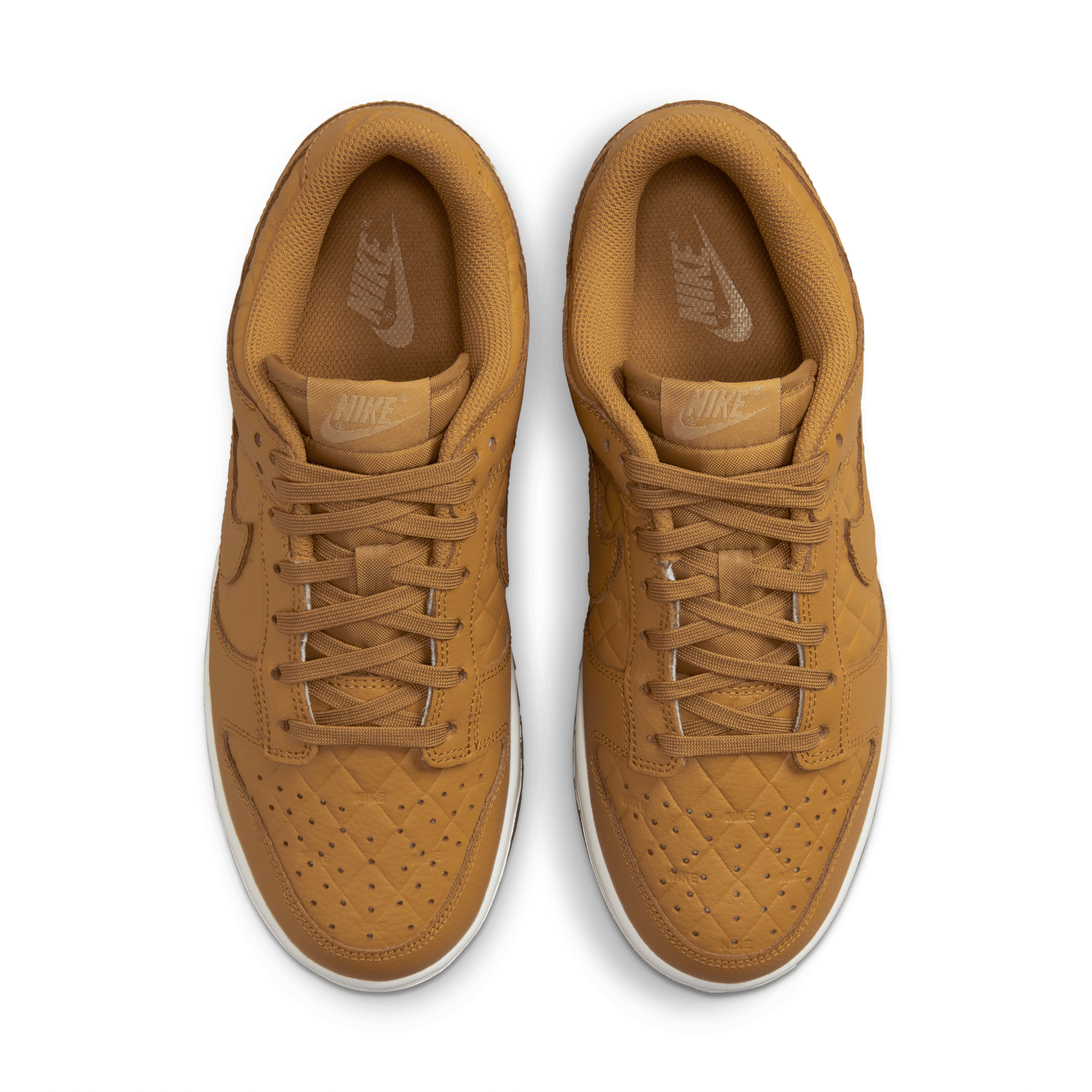 Nike Dunk Low "Wheat/Sail" Women's Shoe - WHEAT/OFF-WHITE Thumbnail View 5