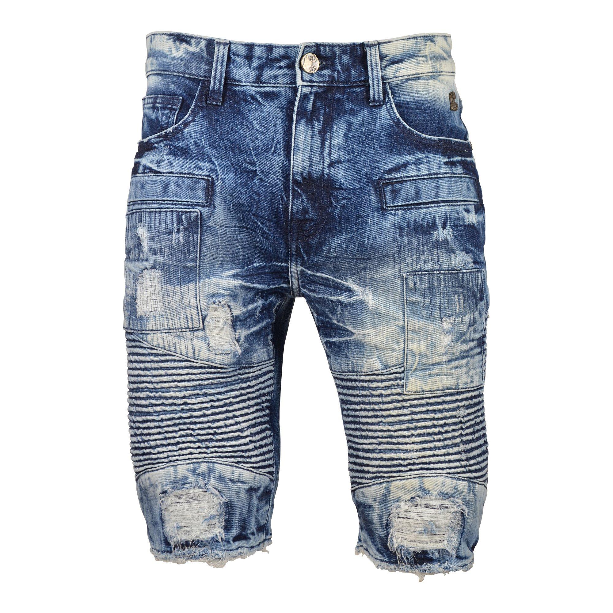 Biker jean shorts on sale mens