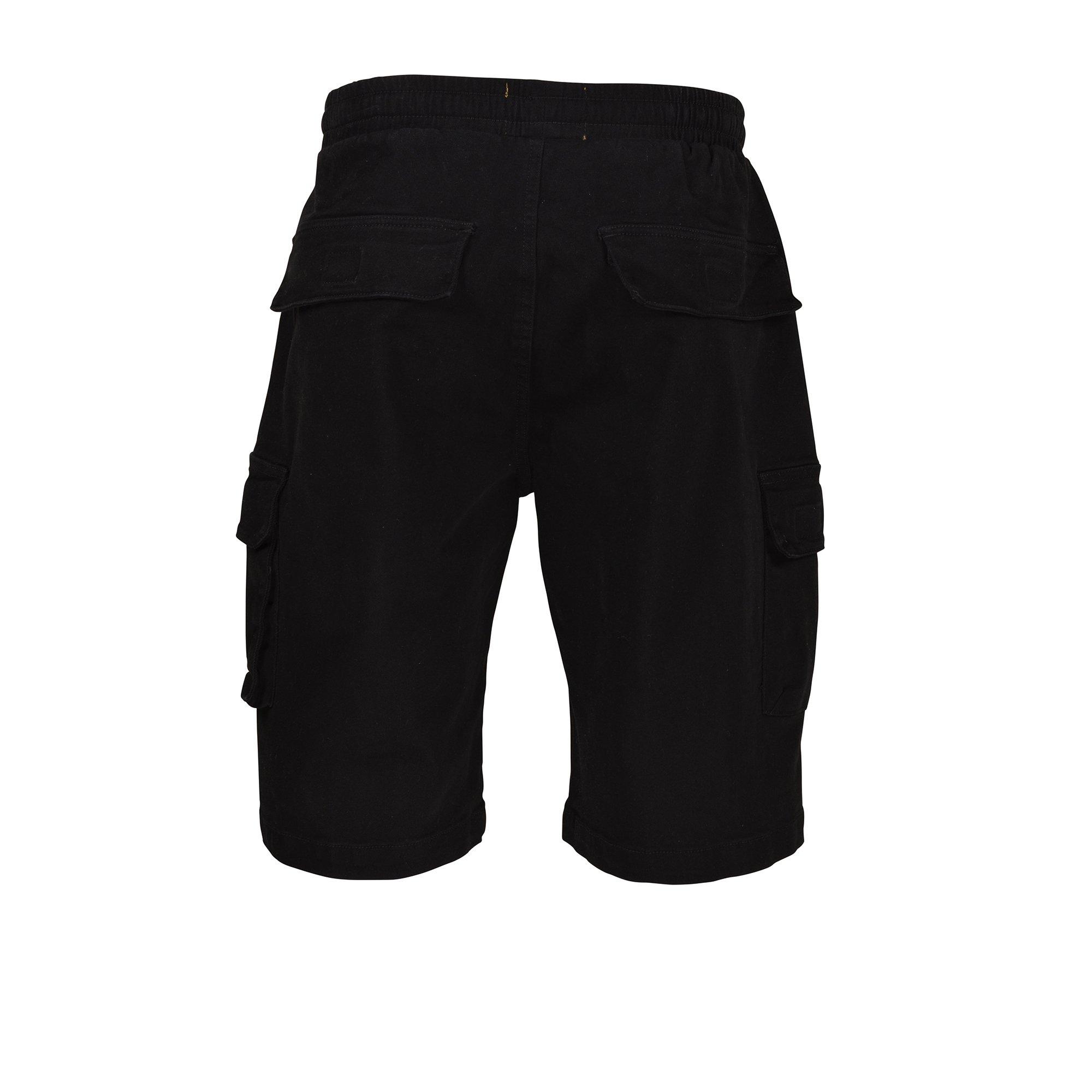Grindhouse Men's Twill Cargo Shorts - Black - BLACK Thumbnail View 2