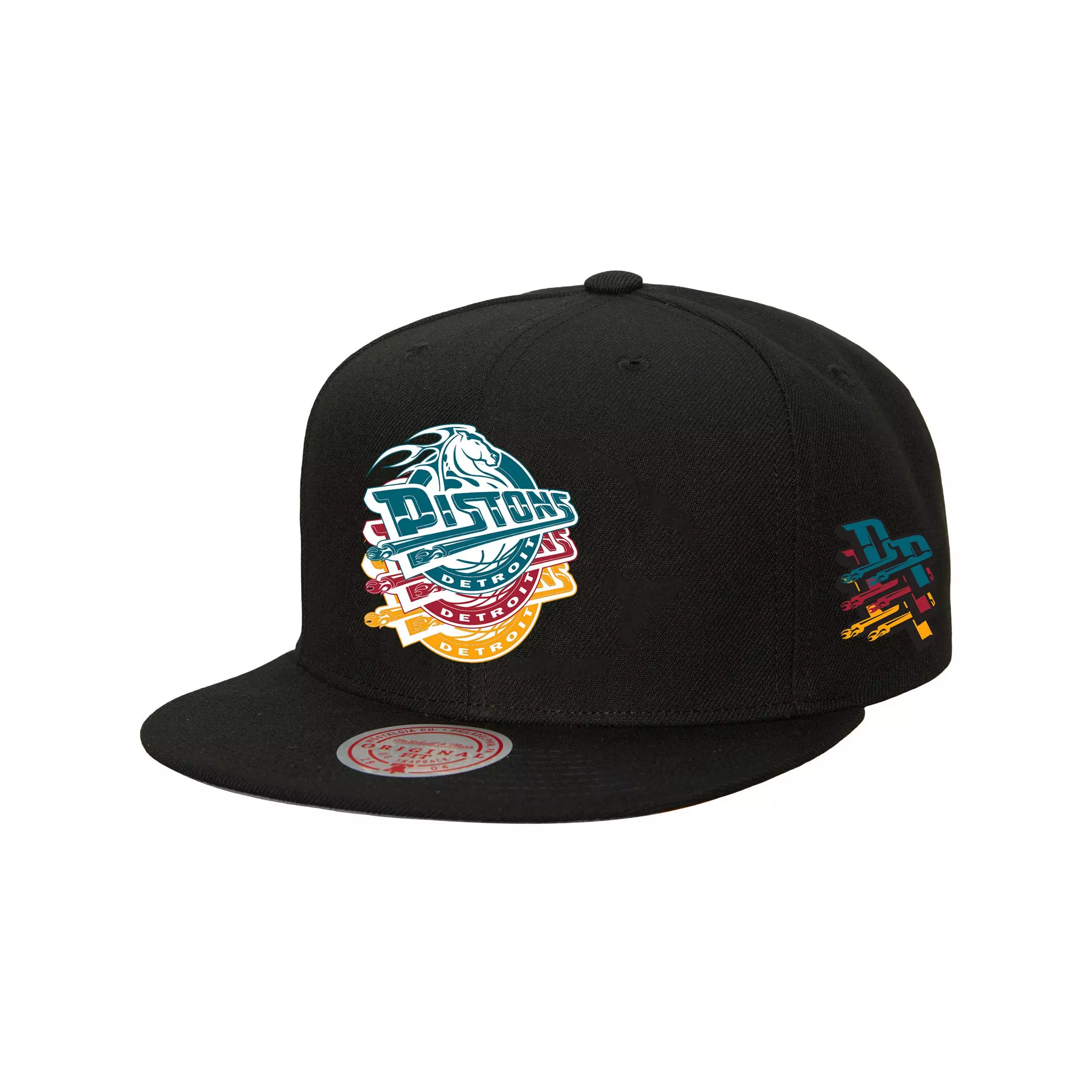 Mitchell & Ness Detroit Pistons NBA Drop It Snapback - BLACK