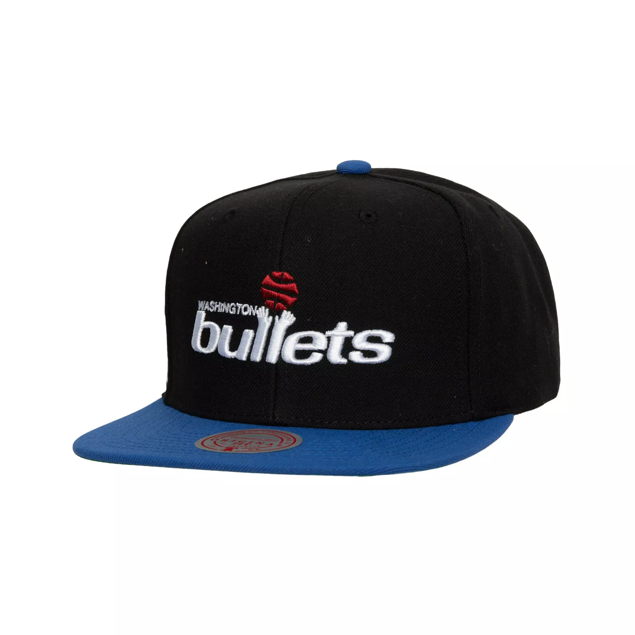 Mitchell & Ness Washington Bullets Side Core 2.0 Snapback Hat - BLACK