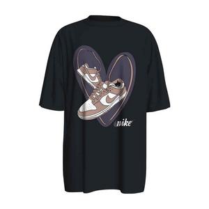 Nike Women's Sportswear Essential Gel Dunk Graphic Tee-Black