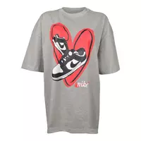 Nike Women's Sportswear Essential Gel Dunk Graphic Tee​-Dk Grey - Hibbett